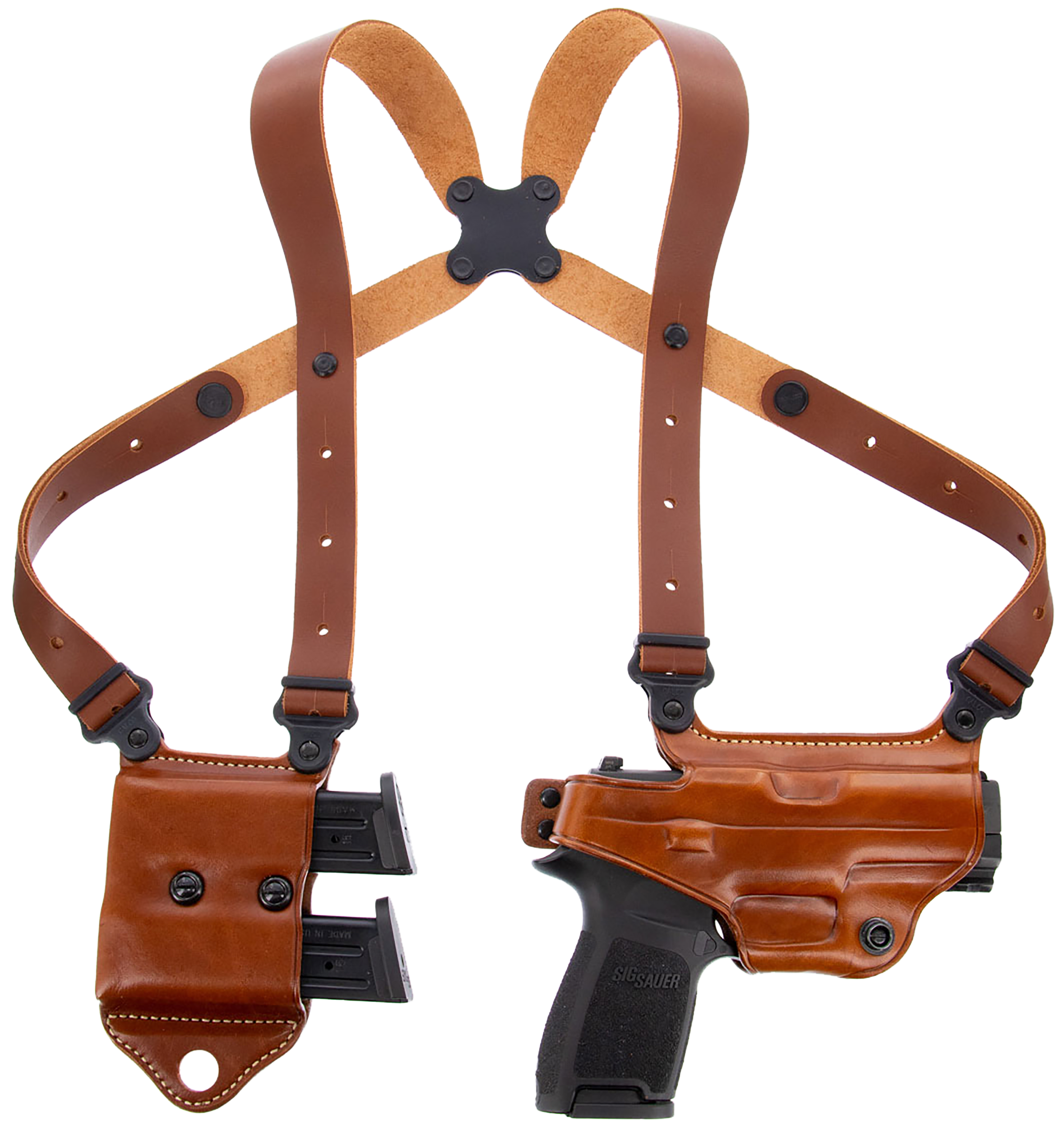 Galco Miami Classic II Shoulder System Tan Full Grain Leather