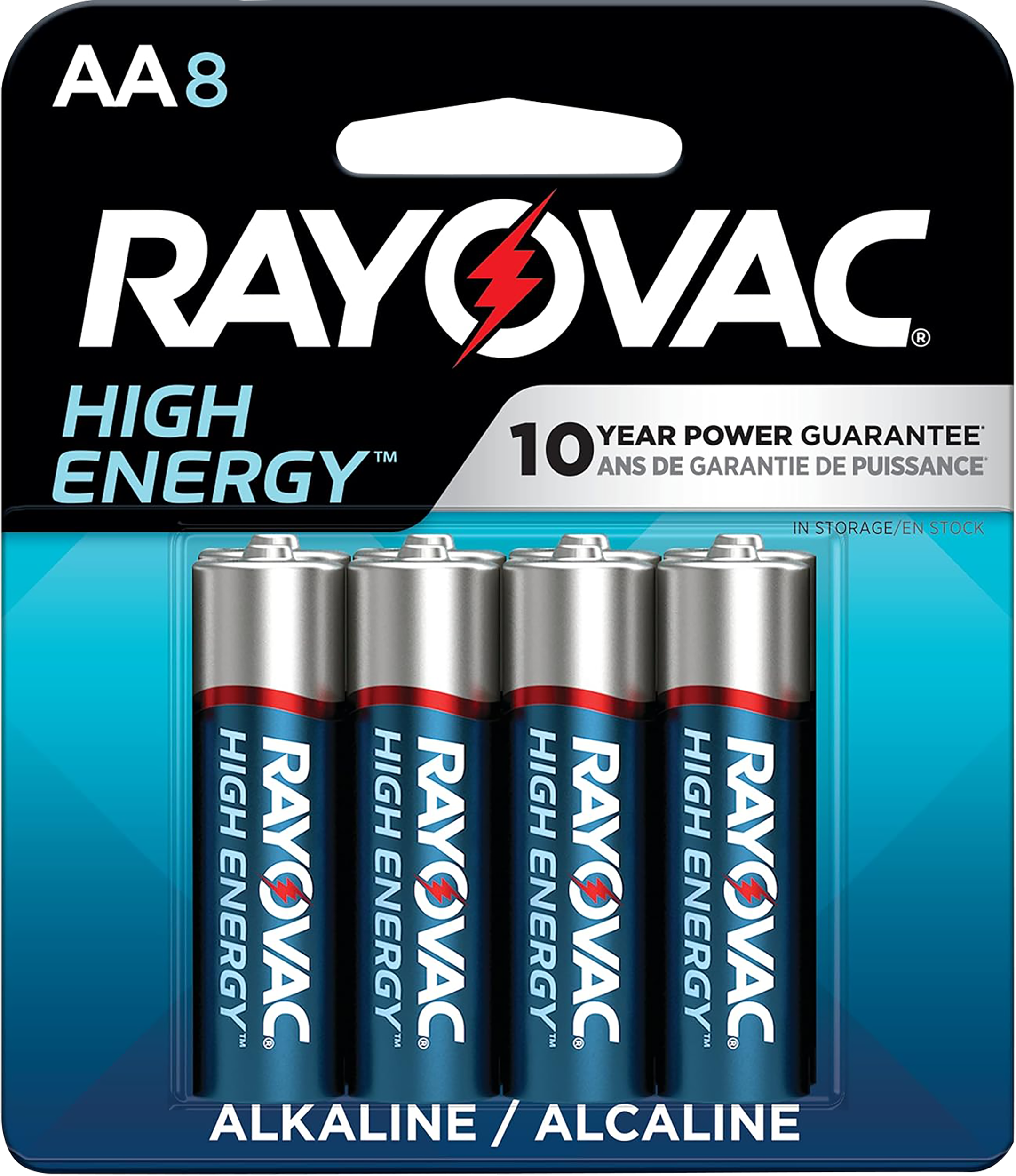 Rayovac AA High Energy Alkaline Batteries (8 Pack)