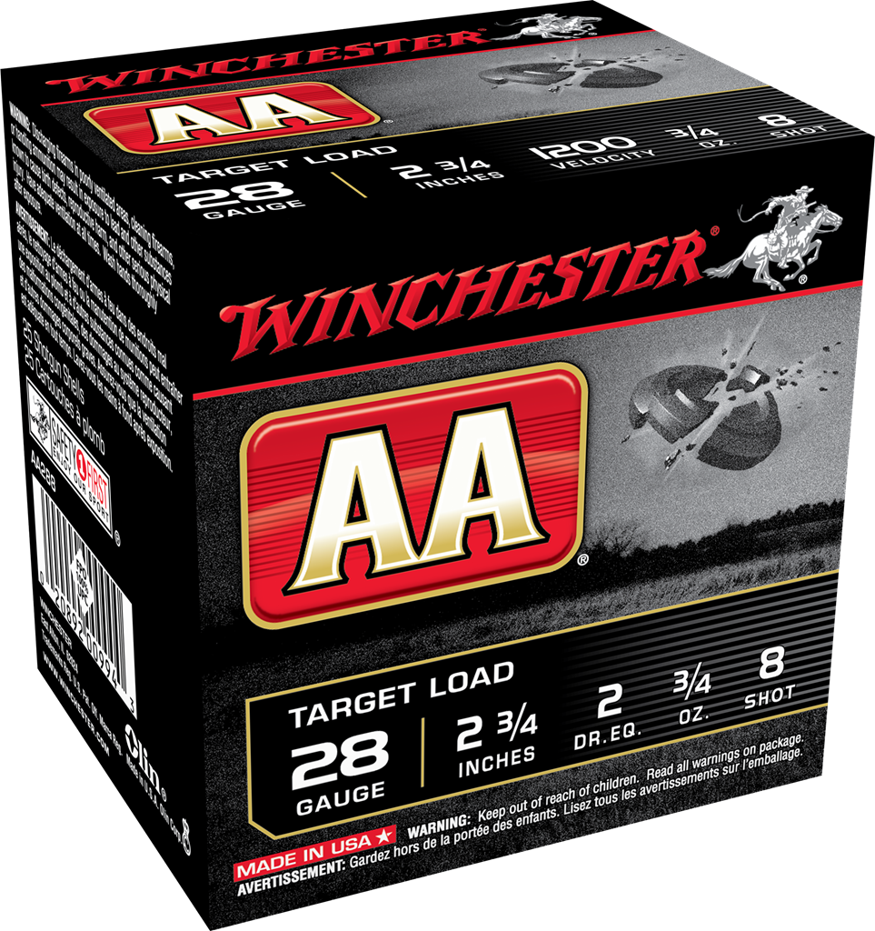 Winchester Aa 28 Gauge 2.75 3/4 oz 8 Shot AA288 (Box)