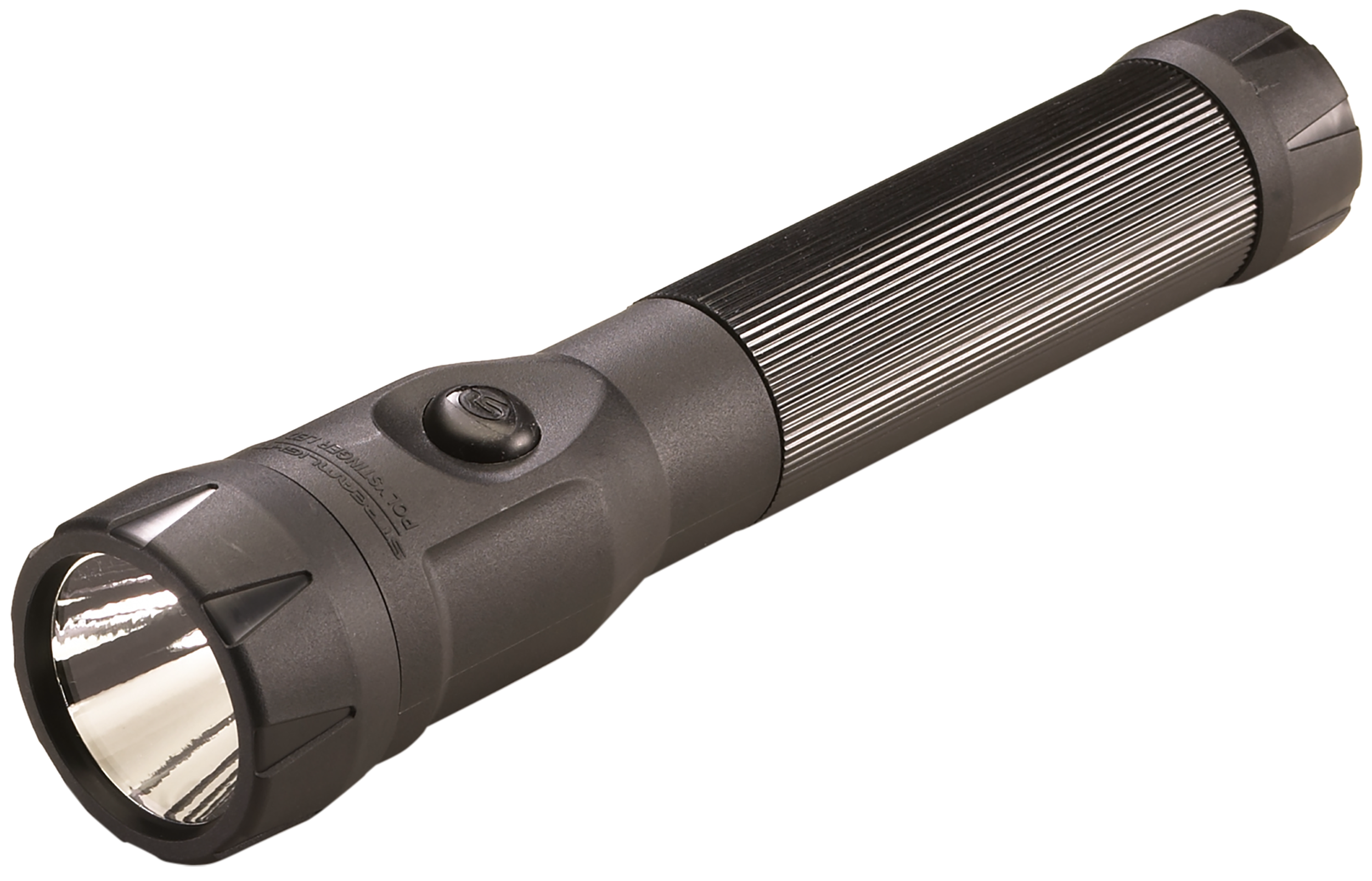 Streamlight PolyStinger 485/240/120 lm LED Rechargeable Multi-Mode Water-Resistant Flashlight w/ Smart Charger and Holder, Black - 76113