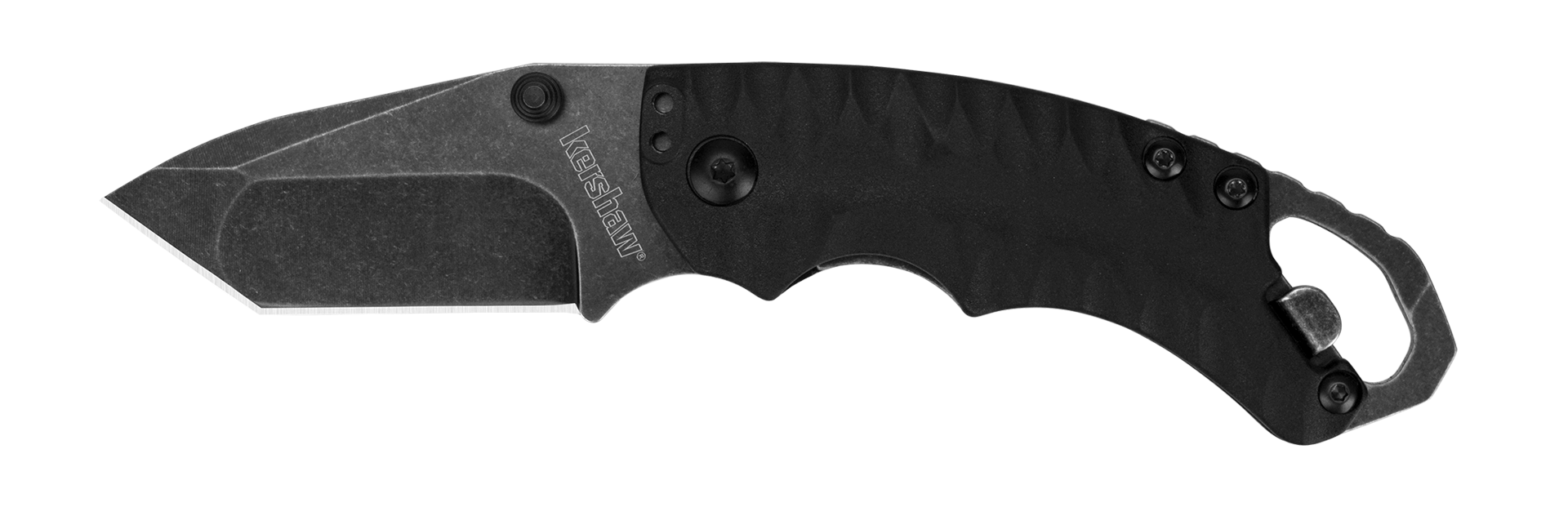 Kershaw Shuffle II Blackwash Tanto Folder Knife