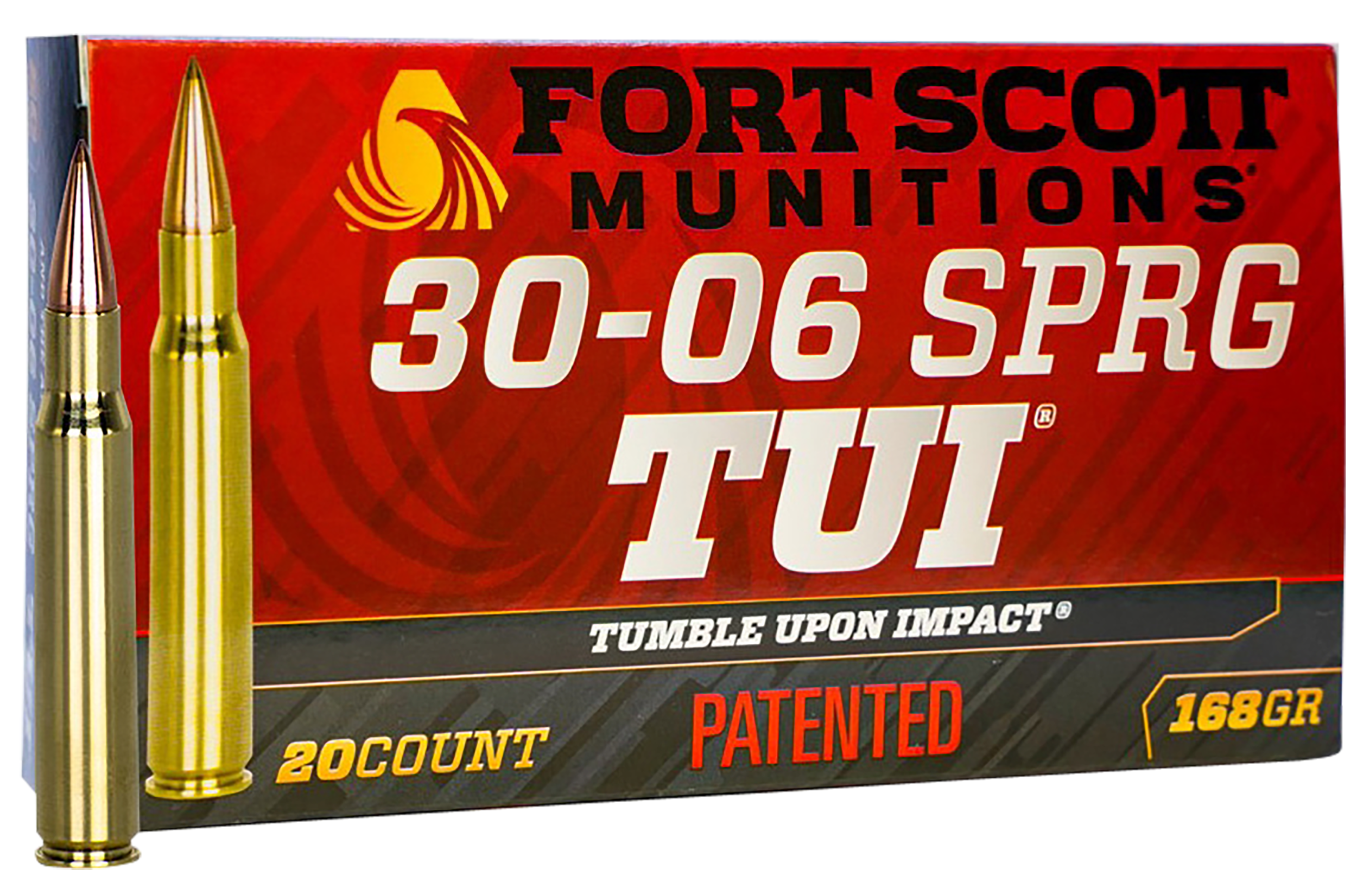 Fort Scott Munitions Tumble Upon Impact 30-06 Springfield Springfield 168 Grain Solid Copper Spun (Box)