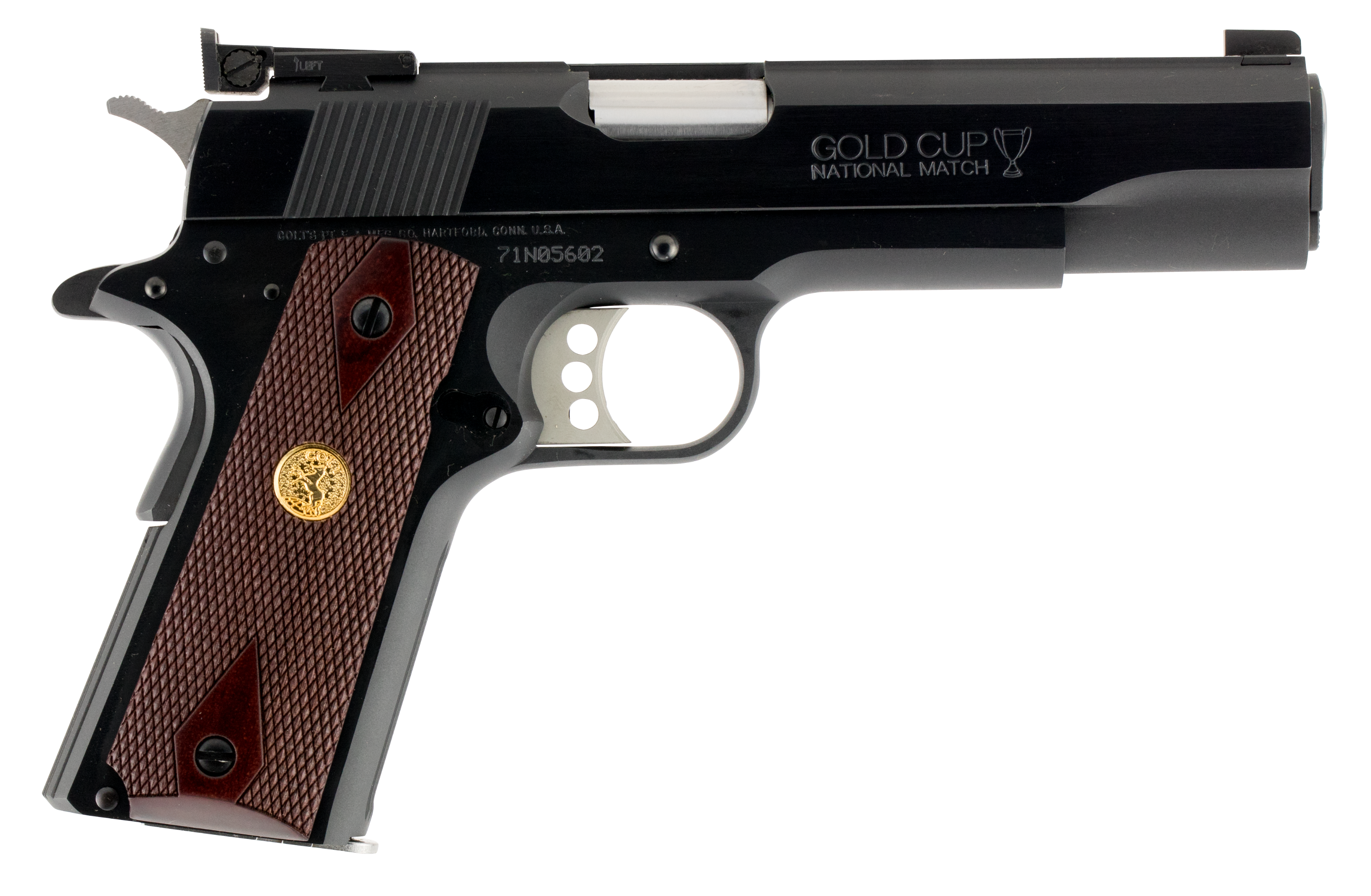 Colt 1911 Gold Cup National Match Series 70 9mm 8+1 Walnut/Blued