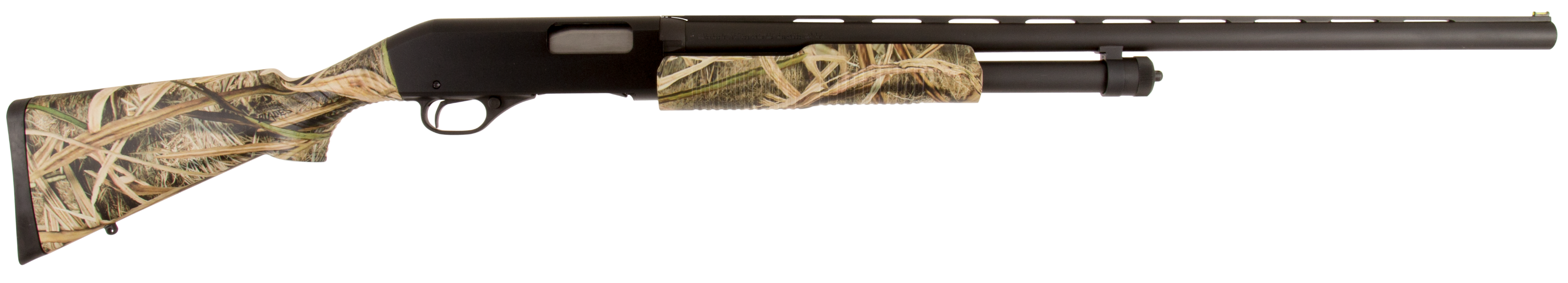 Savage 320 Field Pump 12 Ga 28 3 Mossy Oak Shadow Grass Blades/Black