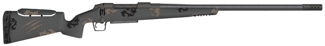 Fierce Firearms Carbon Rival XP 308 Win 4+1 24 C3 Carbon Fiber, Midnight Bronze Steel Rec, Trophy Camo Carbon Fiber Rival Stock Rifle