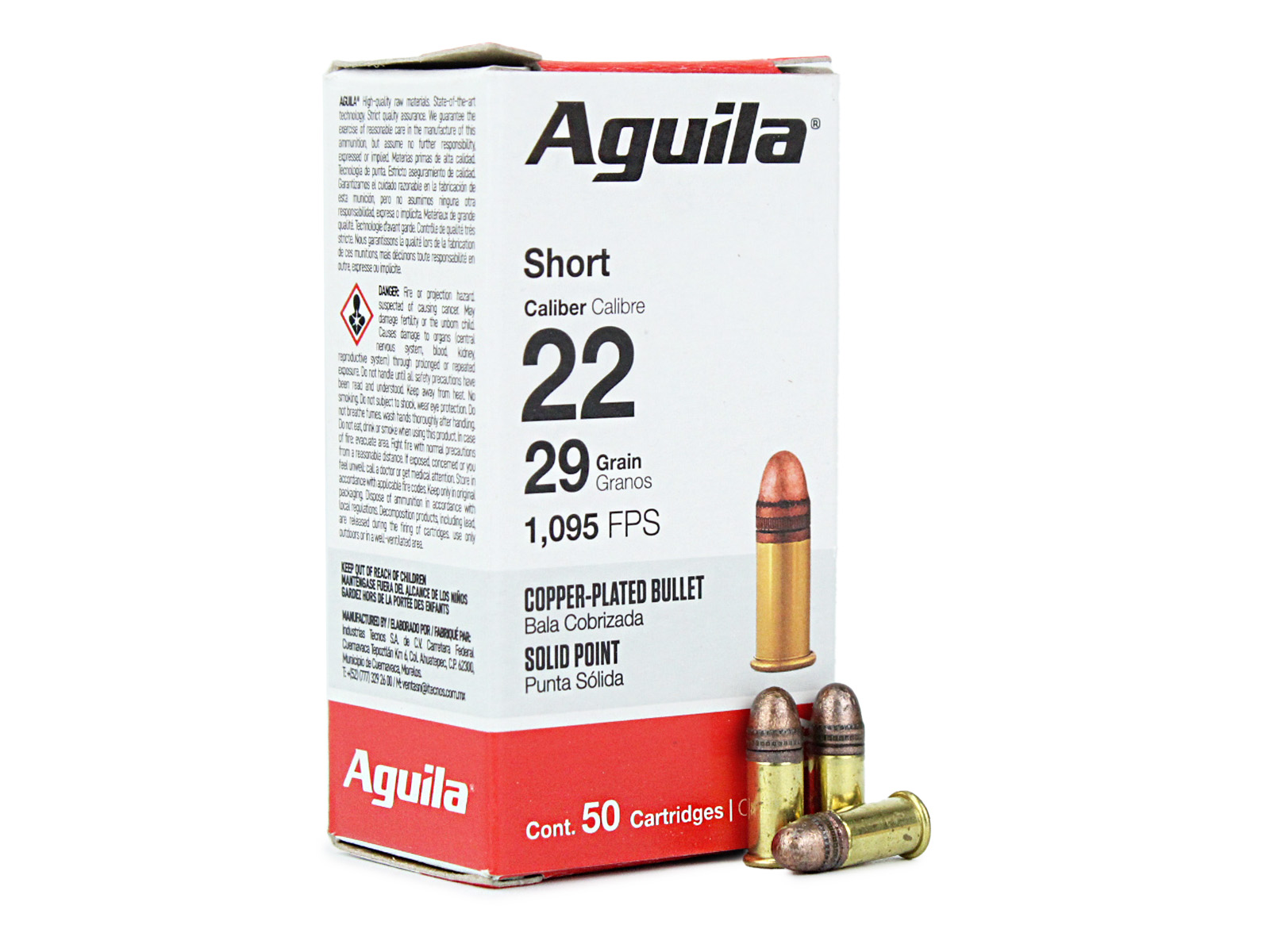 Aguila Super Extra .22 Short 29 Gr CPSP (Box)