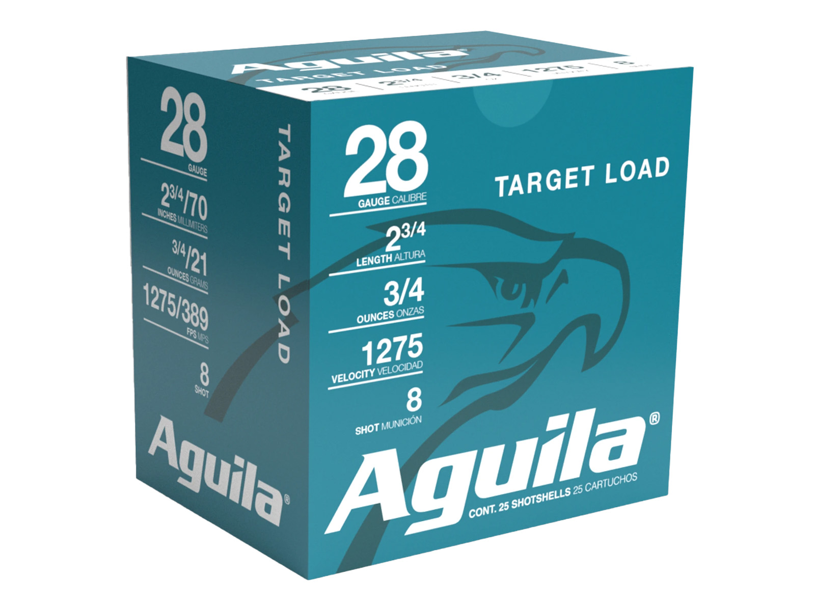 Aguila Target Load 28 Gauge 2.75 3/4 oz 9 Shot (Case)