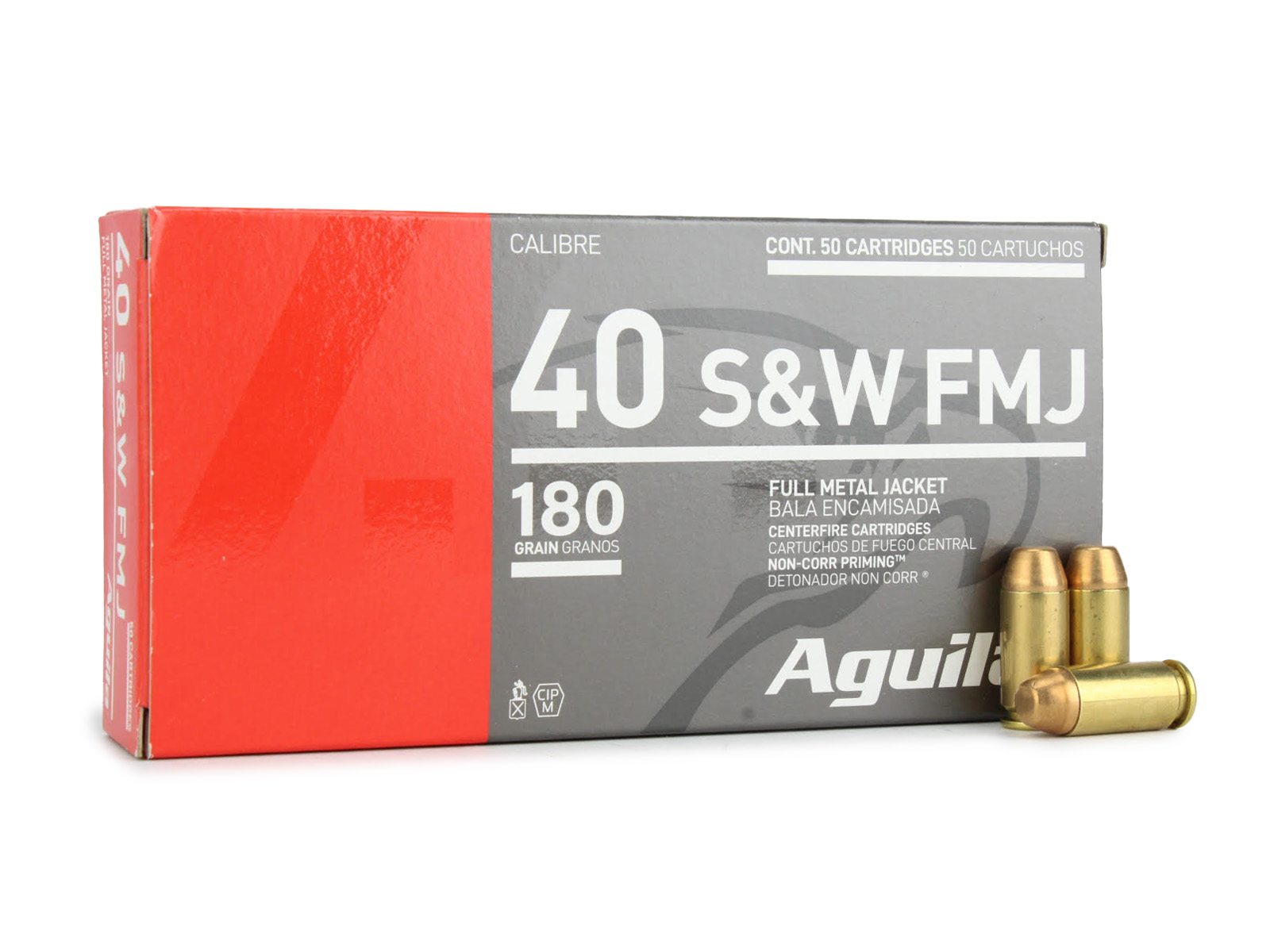 Aguila 40 S&W 180 Grain FMJ (Box)