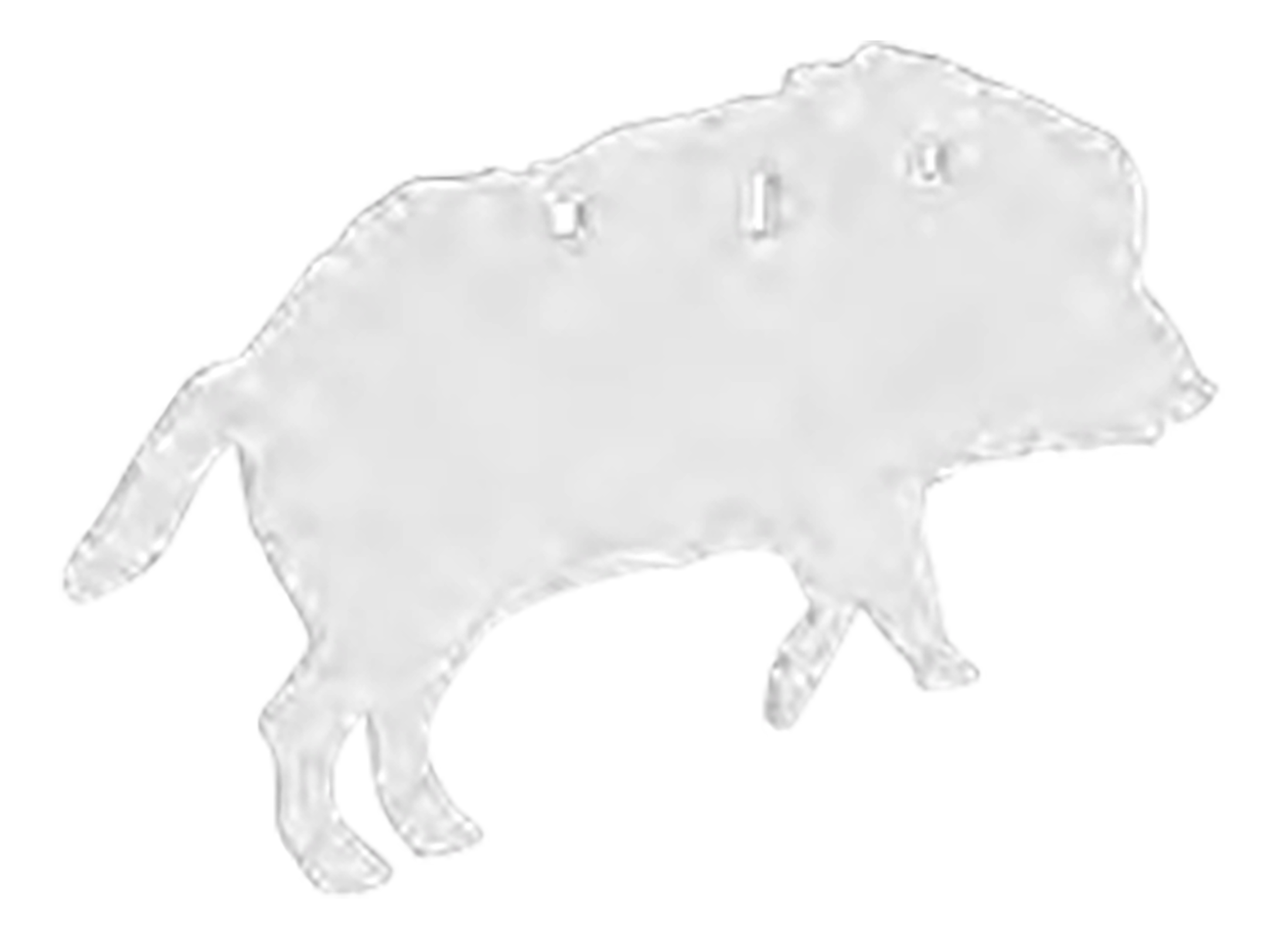 White Boar Silhouette AR500 Steel Target 3/8 inch