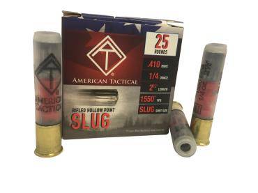 ATI 410 Gauge 2.5 1/4 oz Rifled HP Slug (Box)