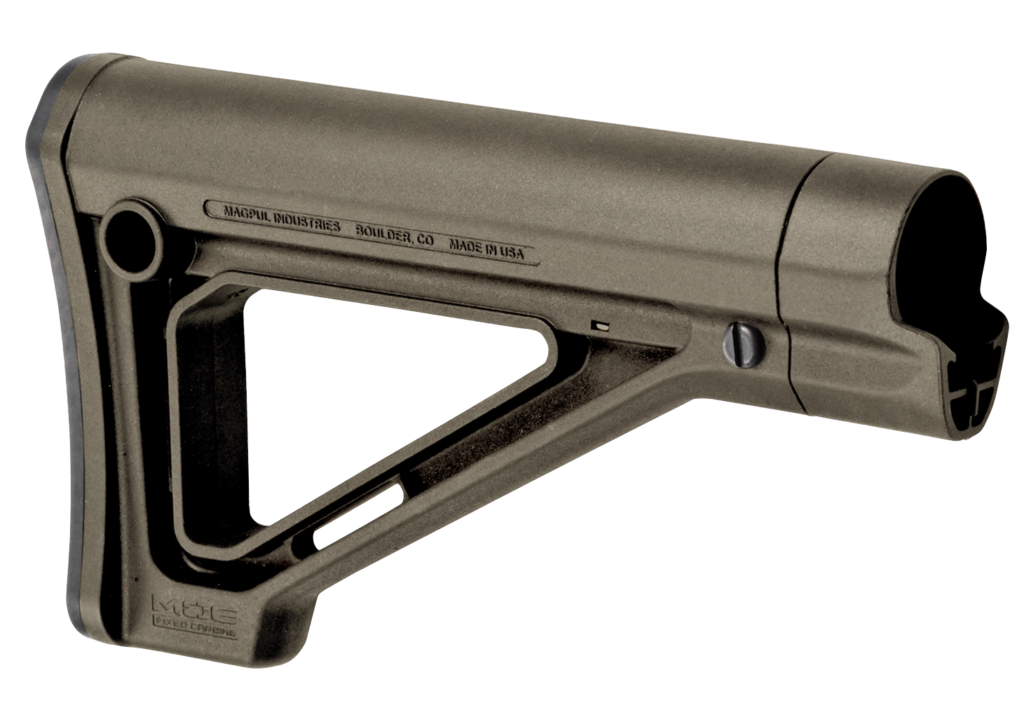 Magpul Industries Corp Moe Magpul Mag480-odg Moe Fixed Carbine Stock Mil-spec