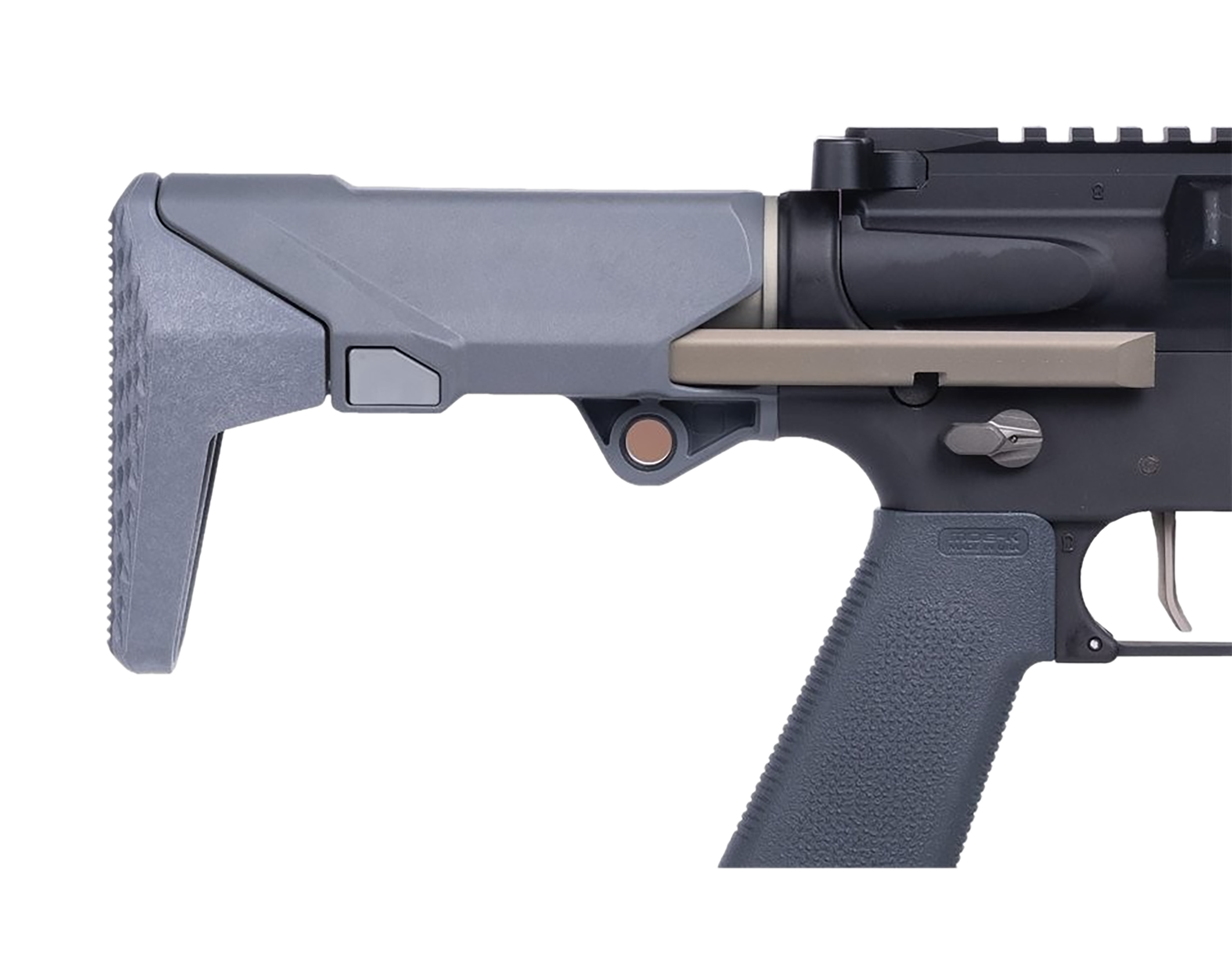 Q Llc Shorty Stock Gray Fits ARM4