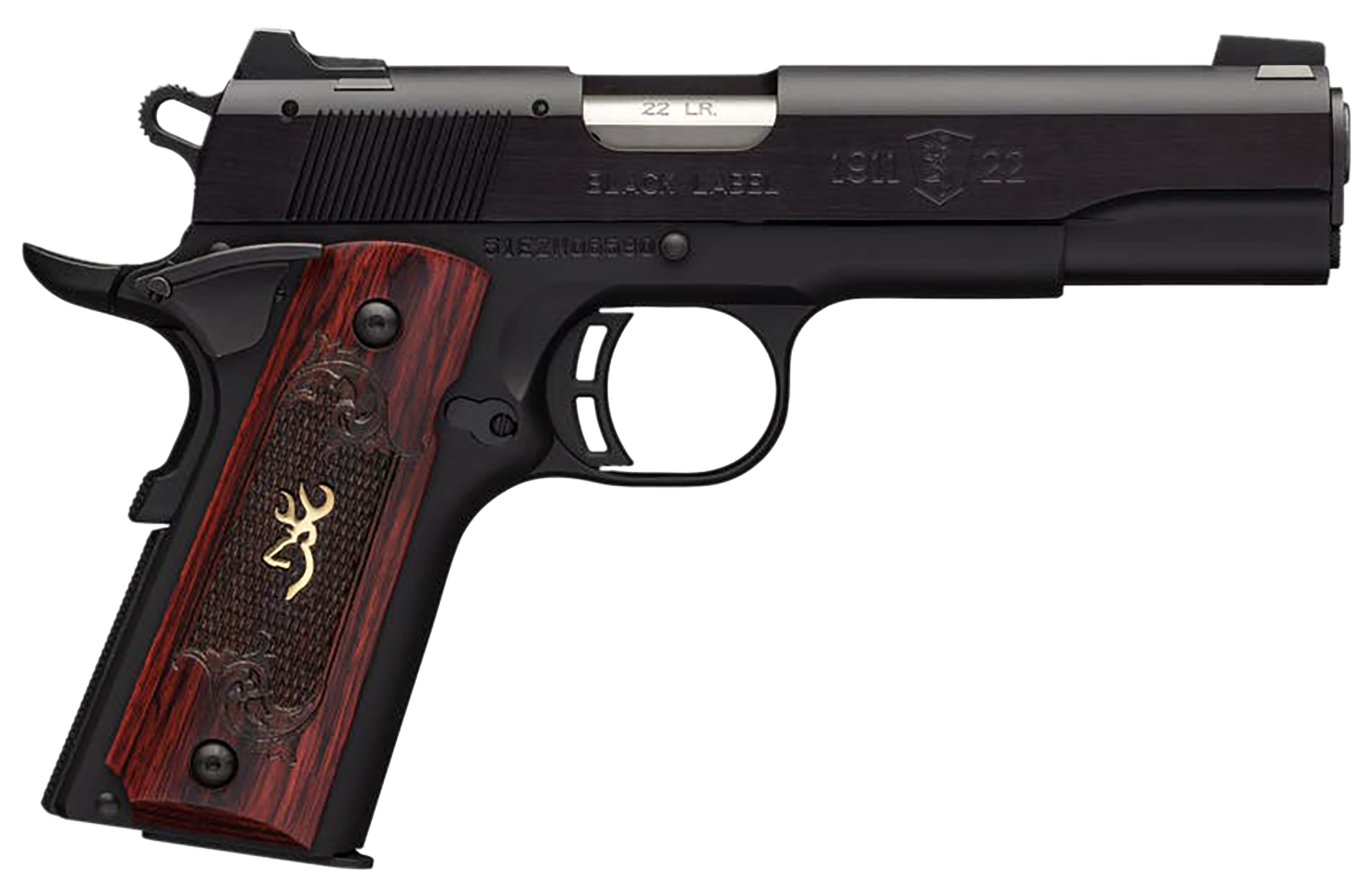 Browning 1911-22 22 LR 4.25 10+1 Matte Black Aluminum