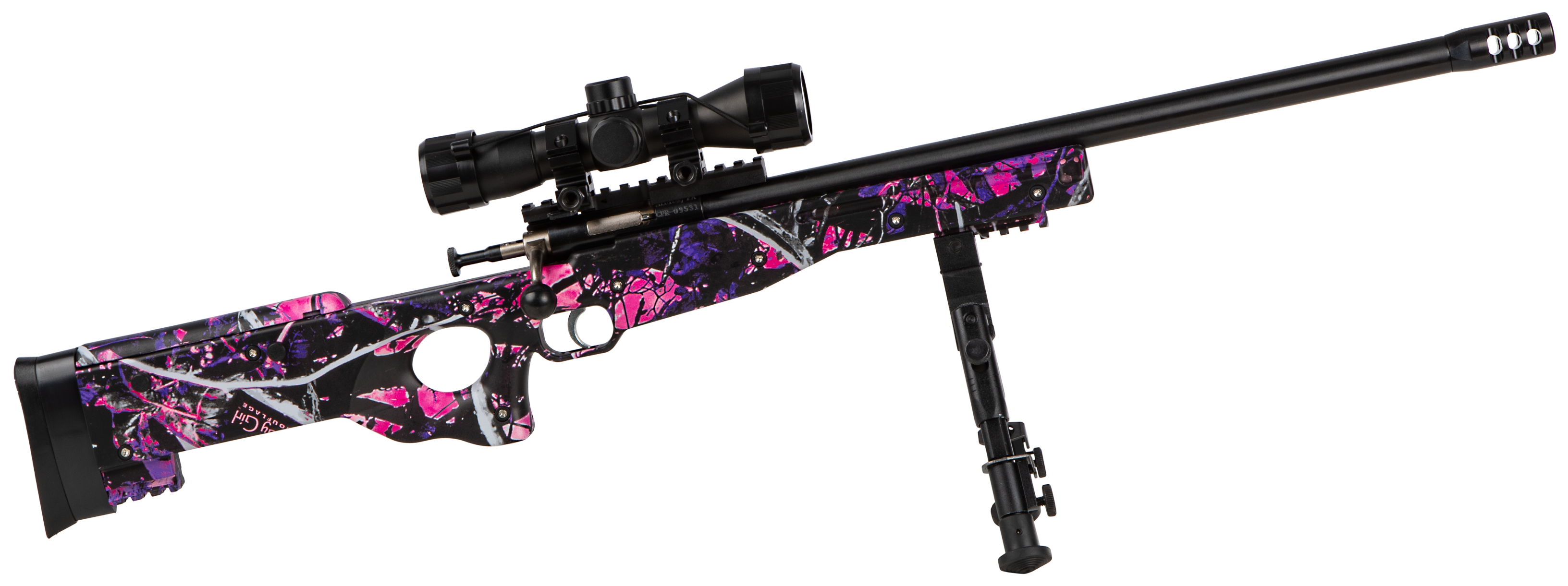 Crickett Precision 22 LR Bolt 16.12 1rd Camo Youth