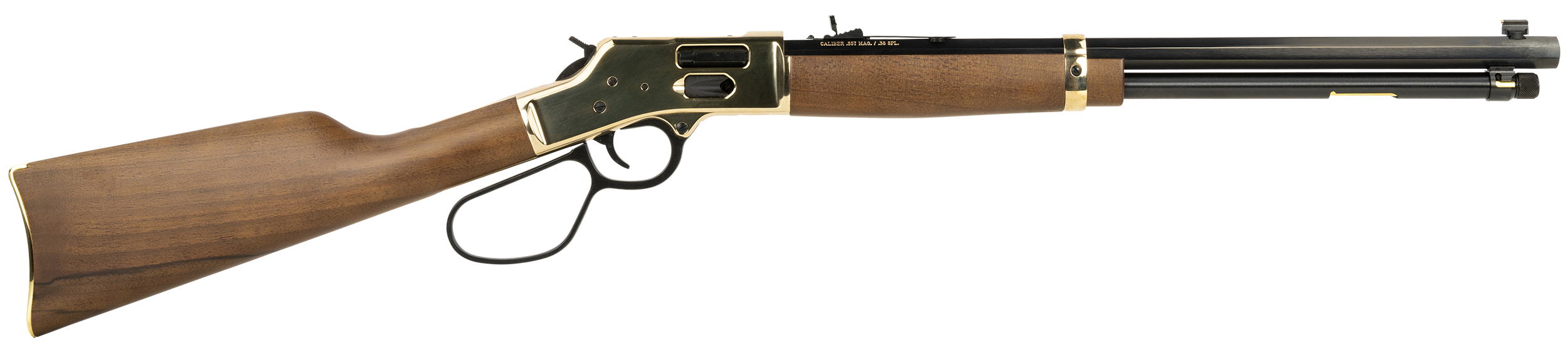 Henry Side Gate 38 Special Lever 20 10+1 Brass Walnut