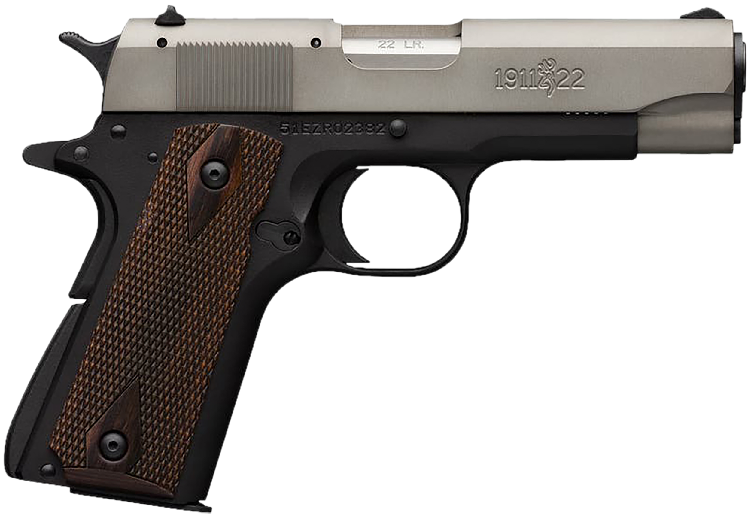 Browning 1911-22 22 LR 4.25 10+1 Matte Black SAO