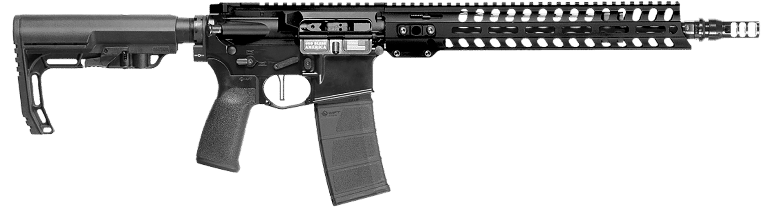 Patriot Ordnance Factory Minuteman 300 Blackout 13.75 30+1 Black