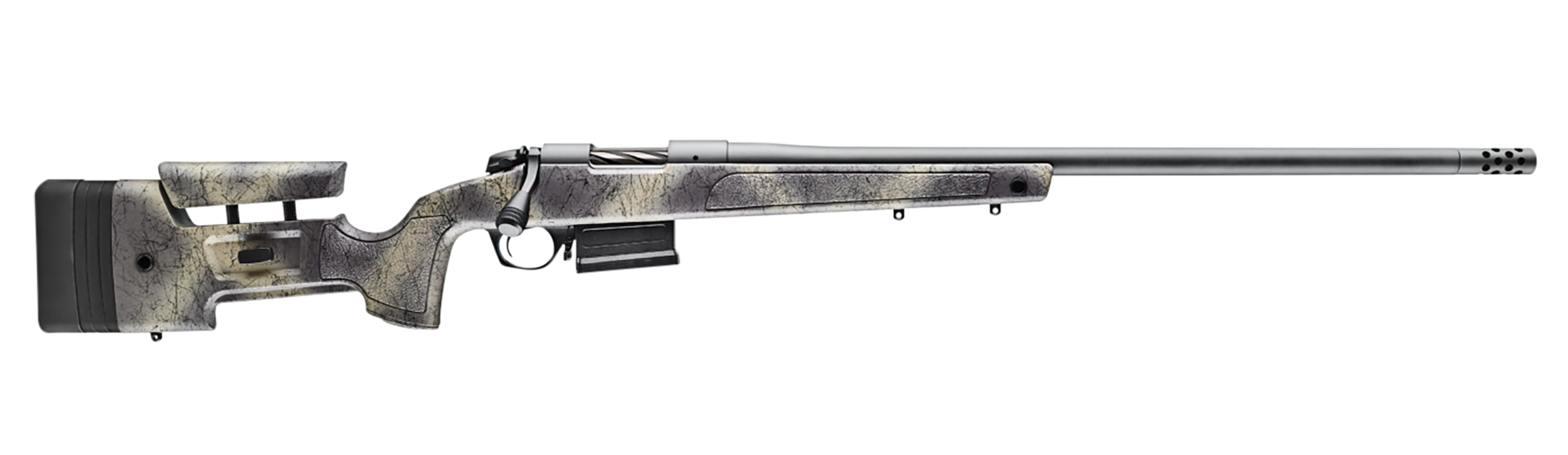 Bergara Rifles B-14 300 Win Mag Bolt 26 5+1 Gray Woodland Camo