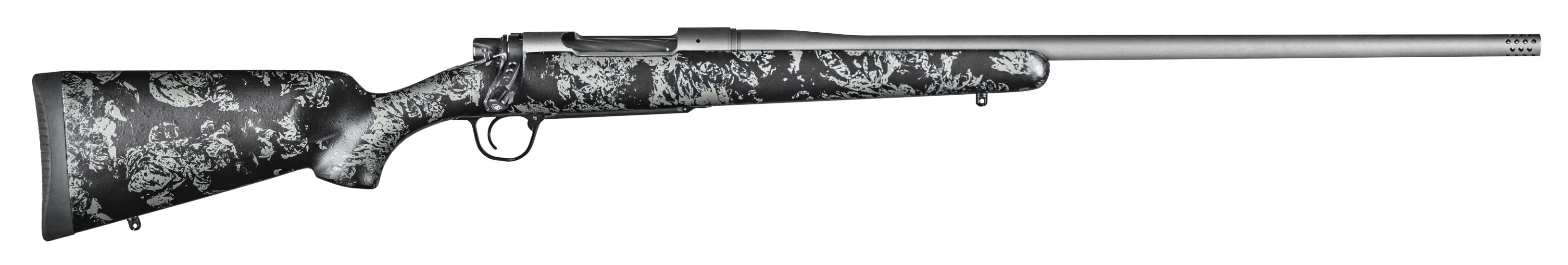 Christensen Arms Mesa FFT Bolt Action Rifle 300 Winchester Magnum 22" Tungsten Cerakote Threaded Barrel Tungsten Cerakote Frame Black/Gray Field Stock