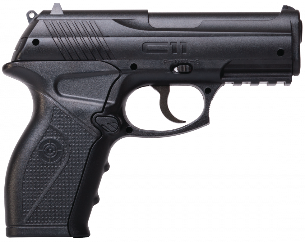 Crosman .177 8.5 18+1 Green Synthetic Semi-Auto Black