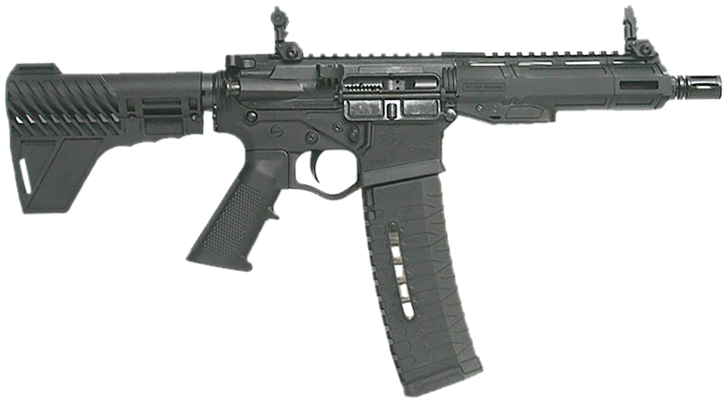 ATI Alpha Maxx HGA 223/5.56 7.50 60+1 AR-Pistol w/Flip Up Sights (Polymer)