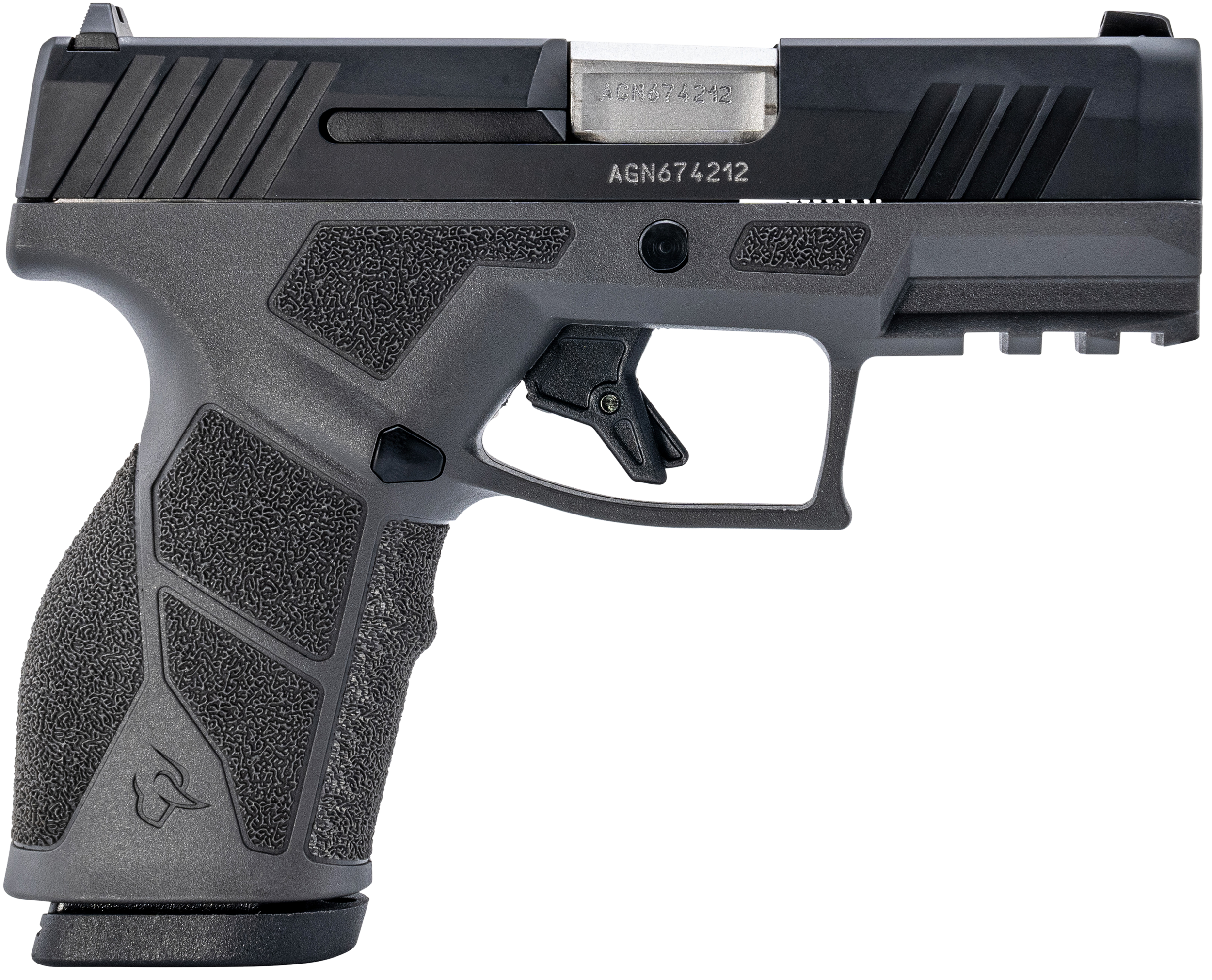 Taurus GX2, 9mm, 3.3 Barrel, 2-13 Rd Magazines, Black Slide/Gray Frame, Pic Rail, Pistol