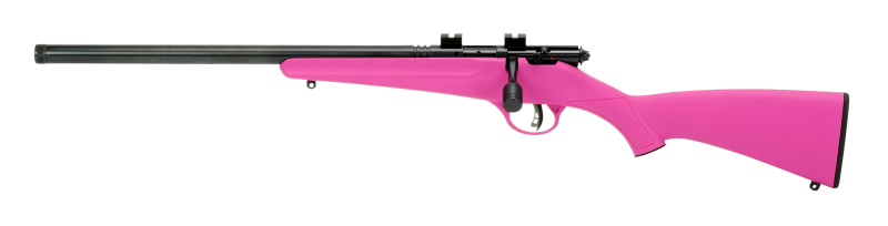 Savage Rascal 22 LR Bolt action 16.12 1rd LH Pink Rifle