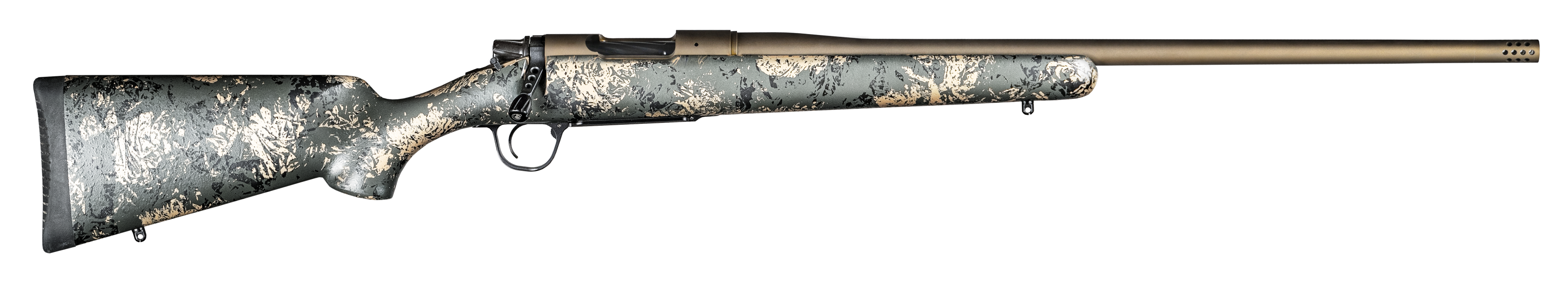 Christensen Arms Mesa 308 Win Bolt 20 4+1 Bronze Green Black Tan