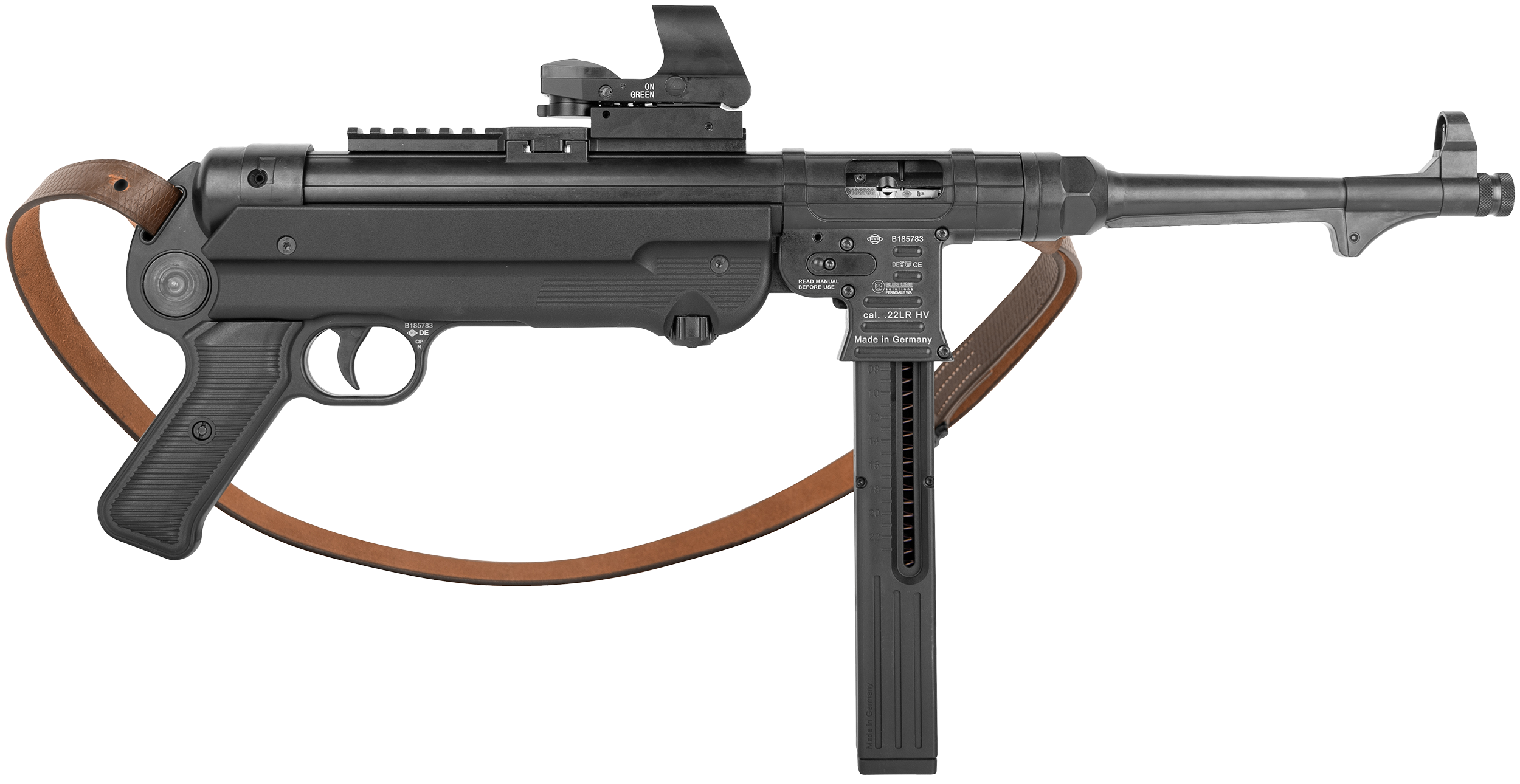 BLS Supply Mauser MP40P 10 22 LR (23+1) W/Red Dot Sight