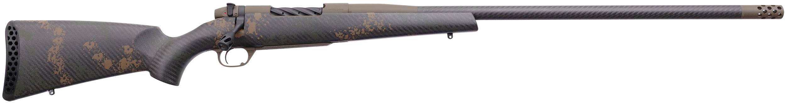 Weatherby Mark V 6.5 Creedmoor Bolt 22 4+1 Brown Black Digital Camo