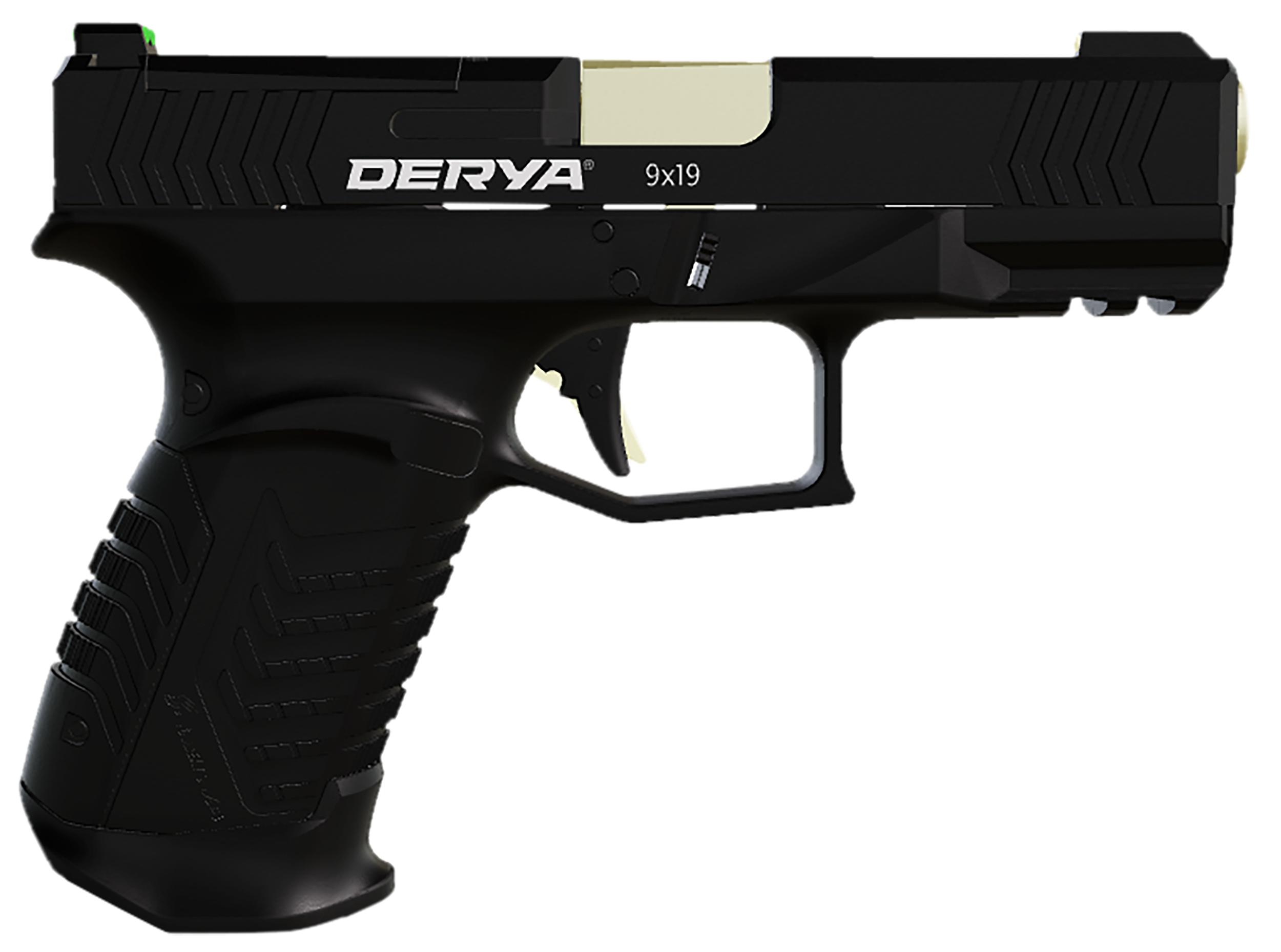 Derya DY9 9mm Luger 4.02 15+1 Blk/Gold