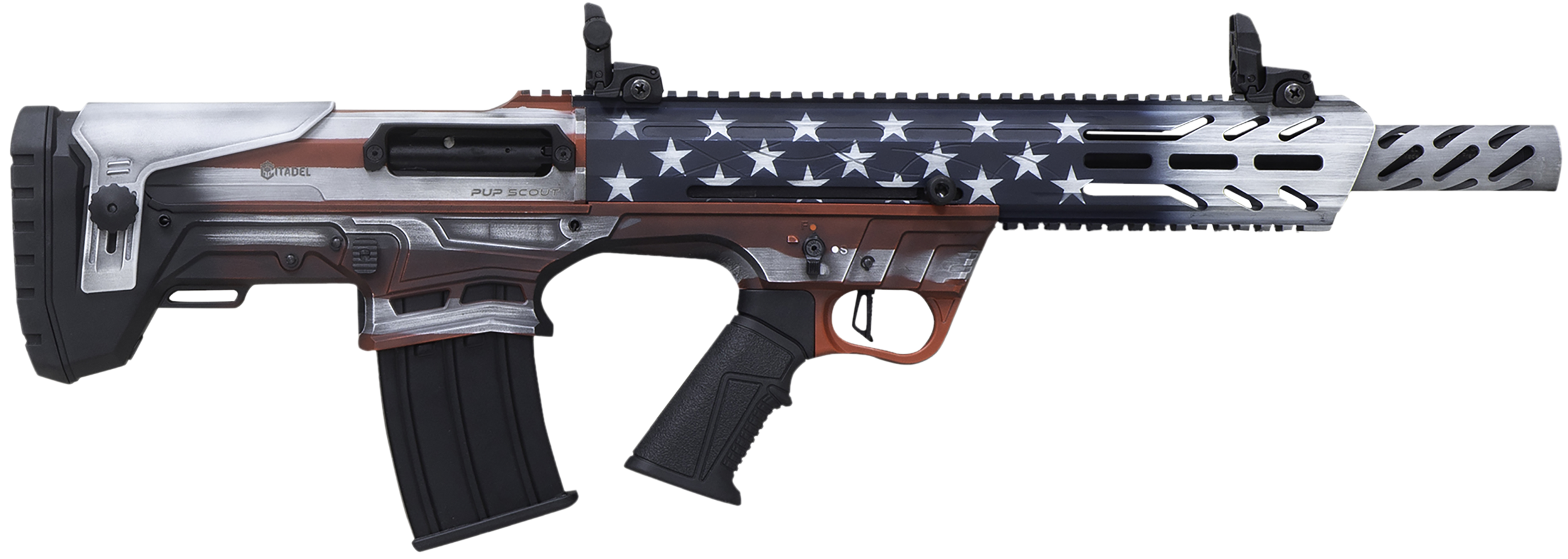 Citadel Pup Scout 12 Gauge 18.50 5+1 (American Flag)