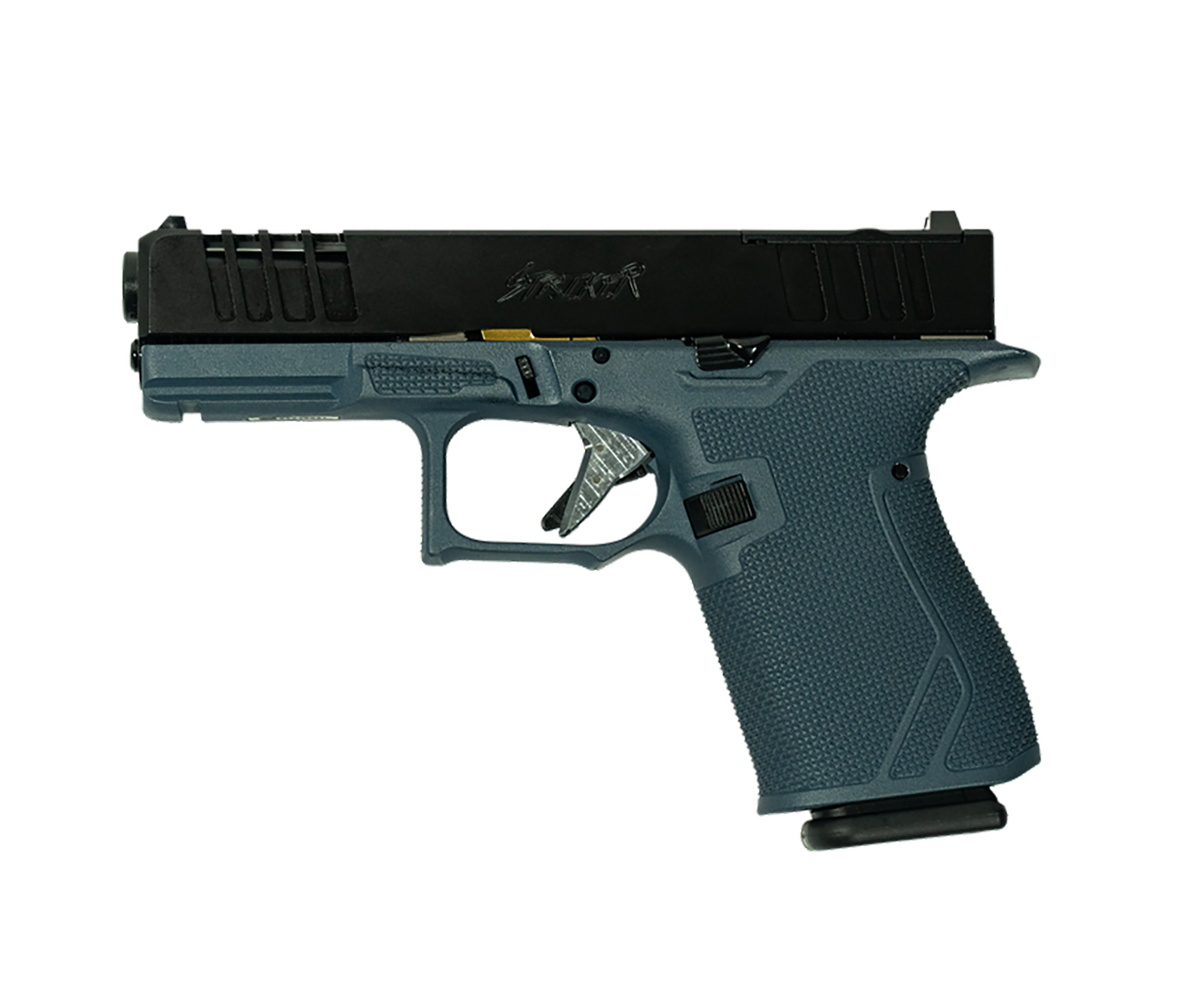 Great Lakes Firearms Striker 9mm Luger 4 15+1 Blue Titanium Cerakote