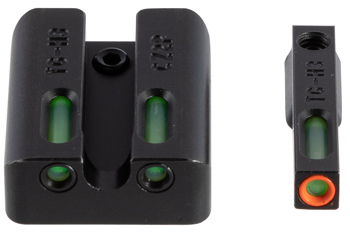 Truglo TFX Pro Handgun Sights for CZ P10 Black Tritium Fiber Optic