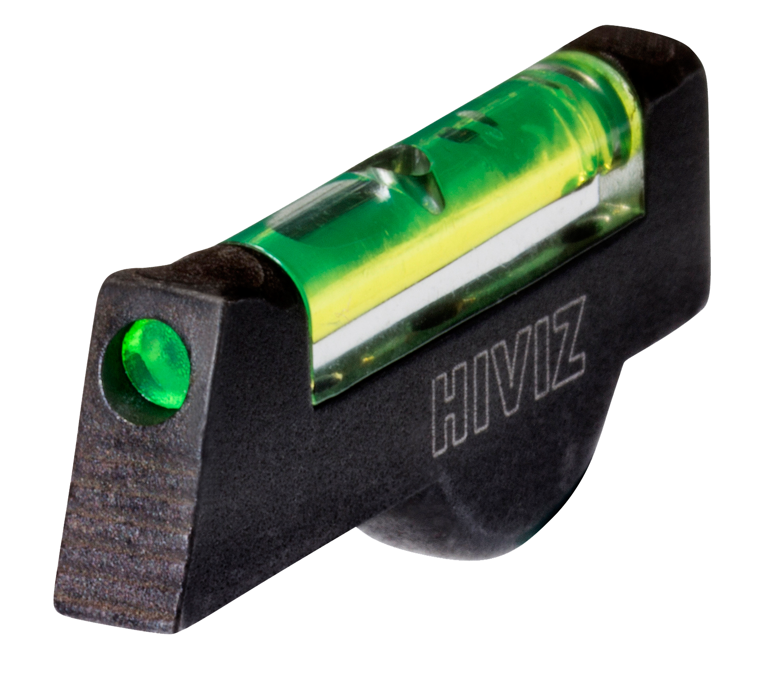 HiViz Pinned Front Sight Green Fiber Optic for Revolver
