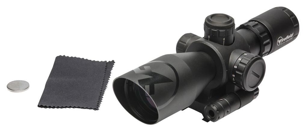 Firefield Barrage 2.5-10x40mm Red Green Mil-Dot Reticle Red Laser