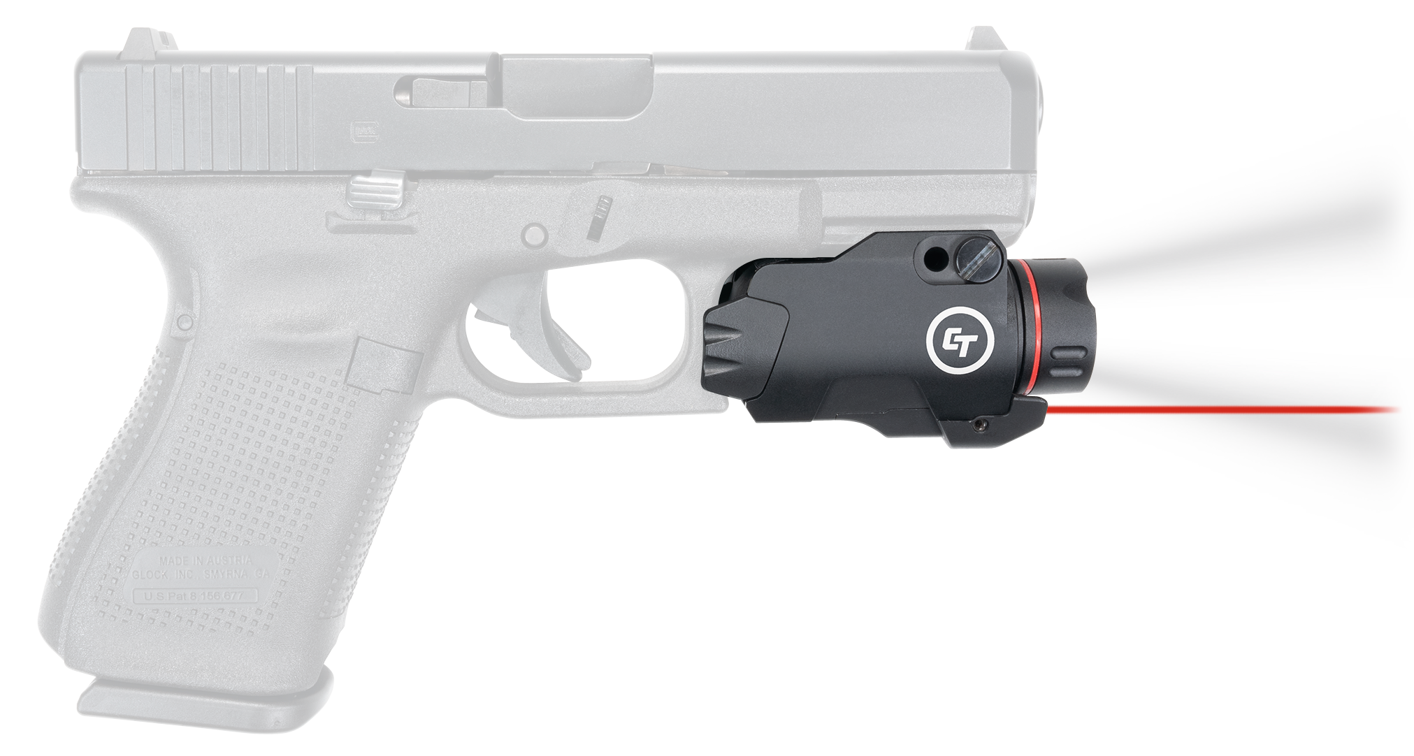 Crimson Trace CMR-207 Red Laser & Light Universal Black 400 Lumens