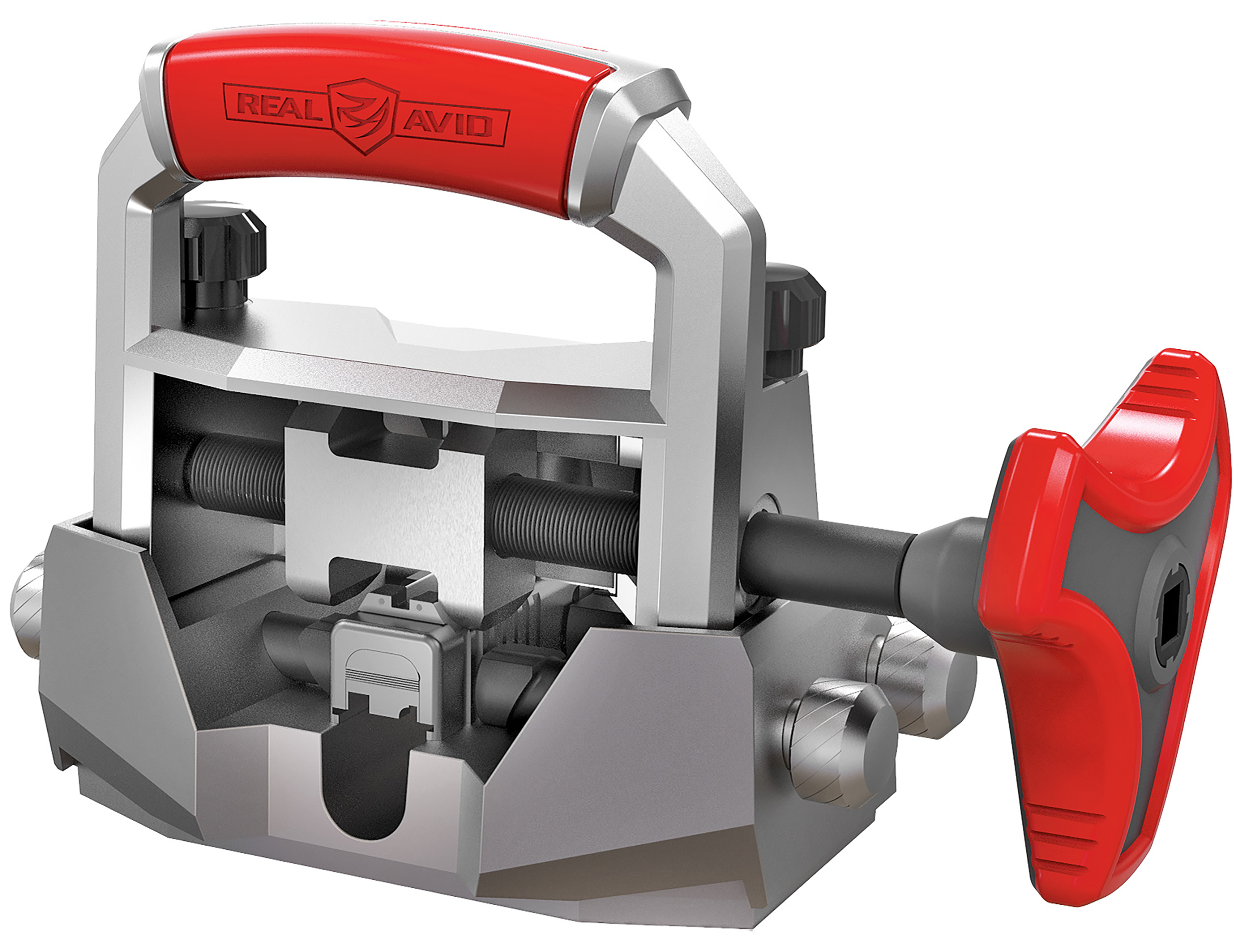 Real Avid RevoMaster Sight Pusher Ergonomic Red Handle