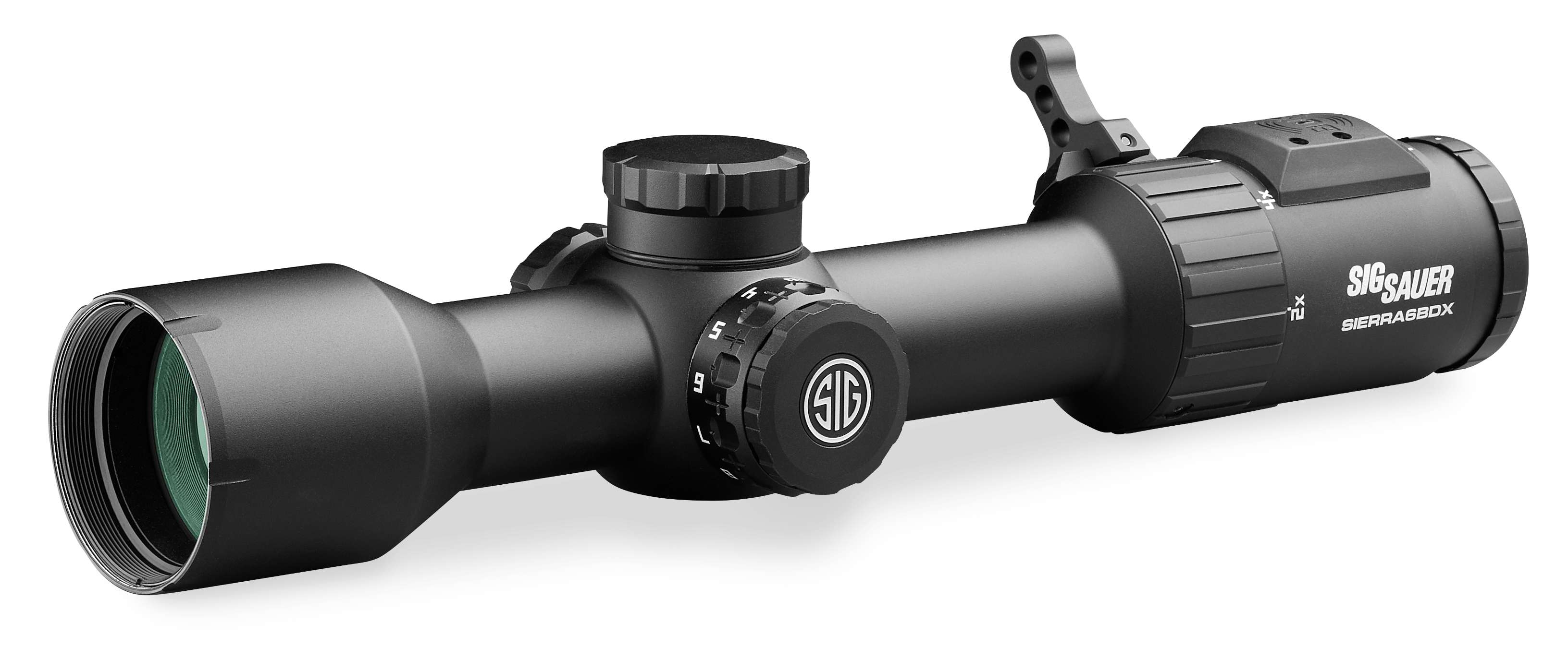 Sig Sauer Sierra 6 BDX 2-12x40mm BDX-R2 40mm Tube Black Finish Illuminated SOSBDX621