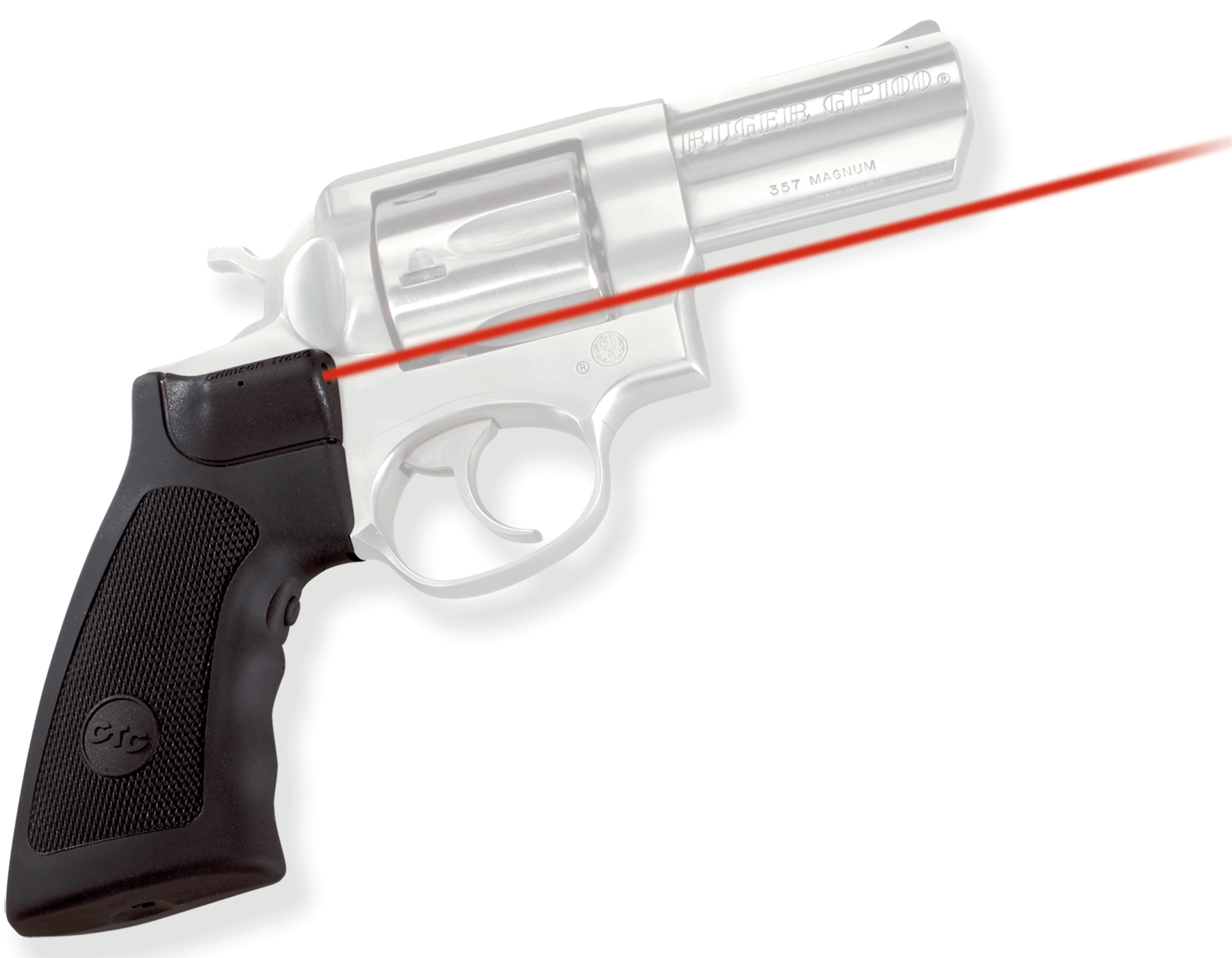 Crimson Trace LG-344 Lasergrips Red Laser for Ruger GP100/Redhawk