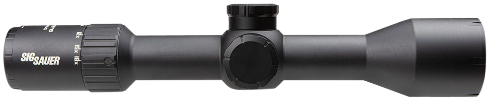 Sig Sauer Whiskey6 3-18x44mm MOA Milling Hunter 2.0 Reticle 30mm Tube SFP Capped 0.25 MOA Adj Black Scope