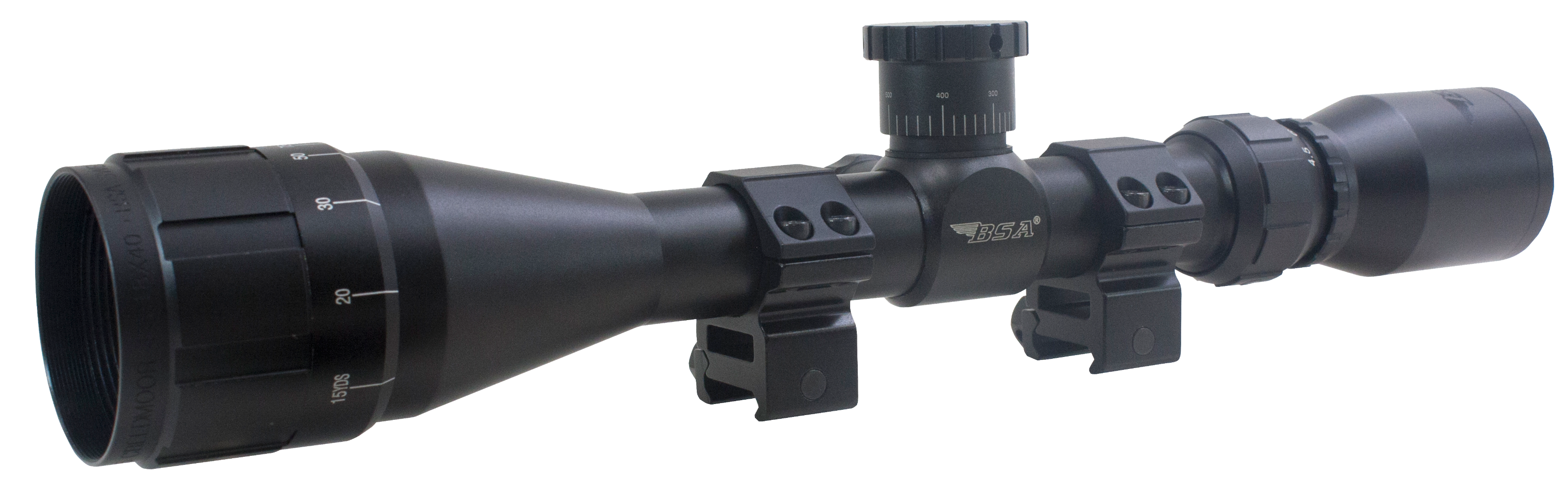 BSA Sweet 22 3-9x40 AO Matte Black 30/30 Duplex Reticle