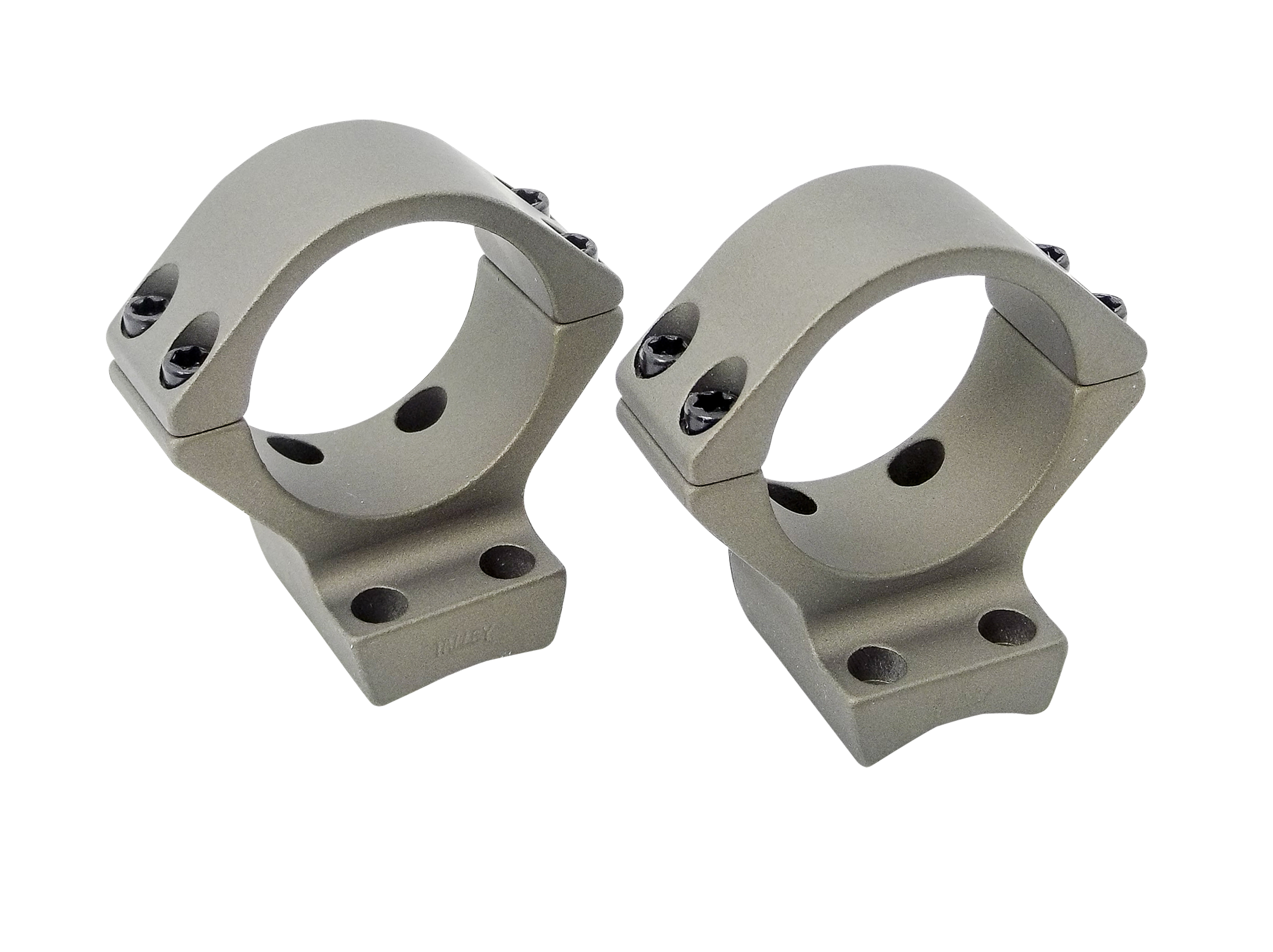 Talley SB930735 Ring/Base Combo Smoked Bronze Cerakote Aluminum 1 Tube Compatible w/Browning X-Bolt Low Rings 1 Pair
