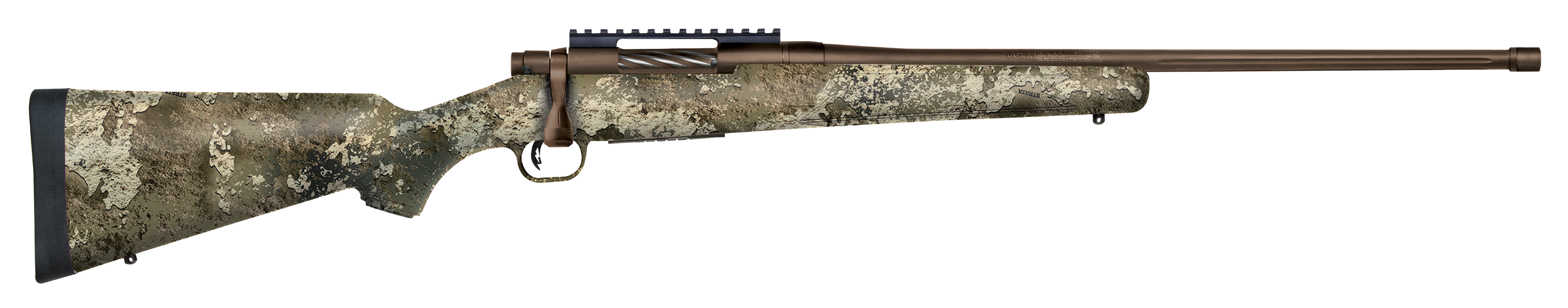 Mossberg Patriot Predator .308 Winchester 22" Fluted Barrel Brown Cerakote TrueTimber Strata