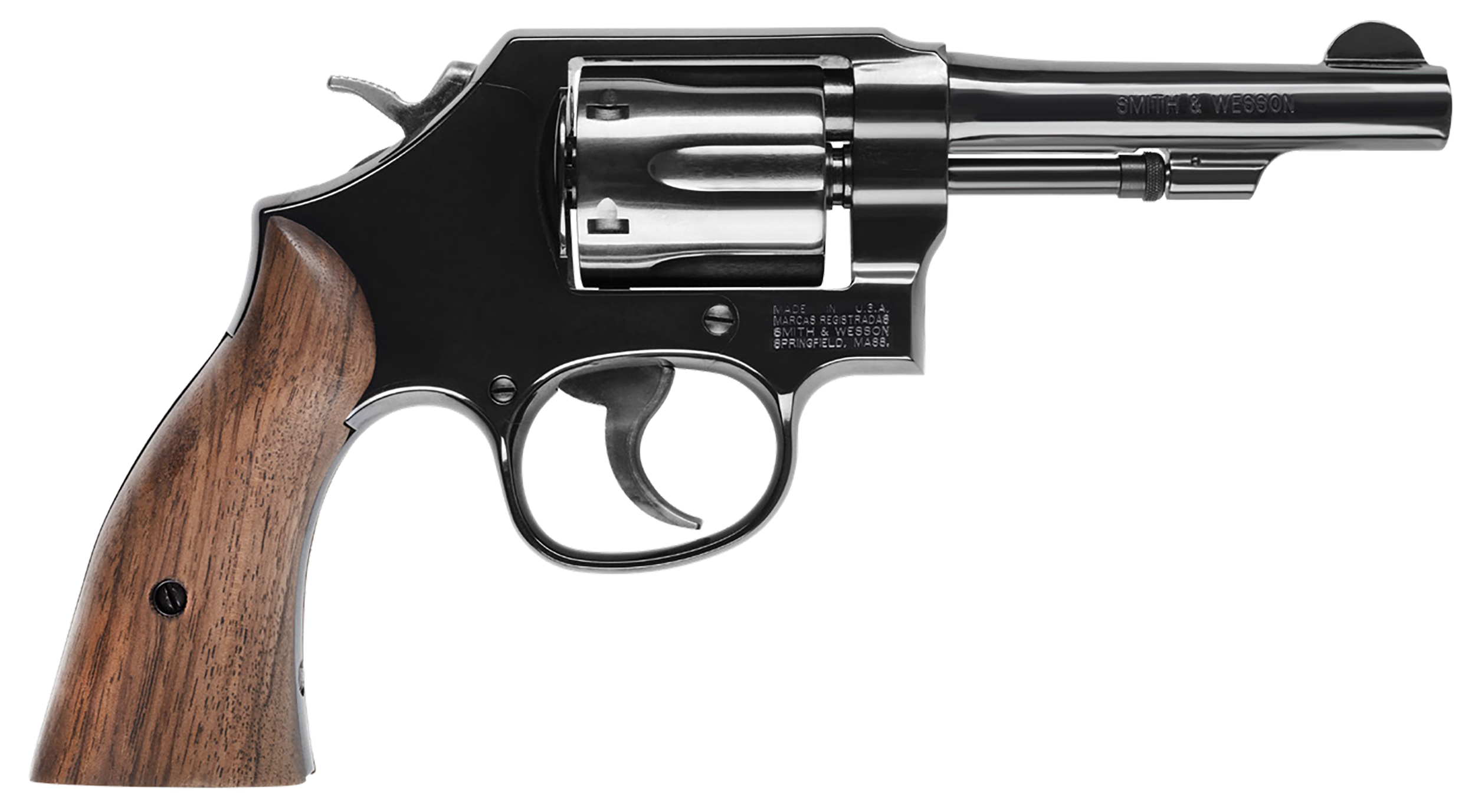Smith & Wesson(R) - 14074 - Model 10 Classic 38 S&W Spl +P 6rd 4" Double Blued Revolver