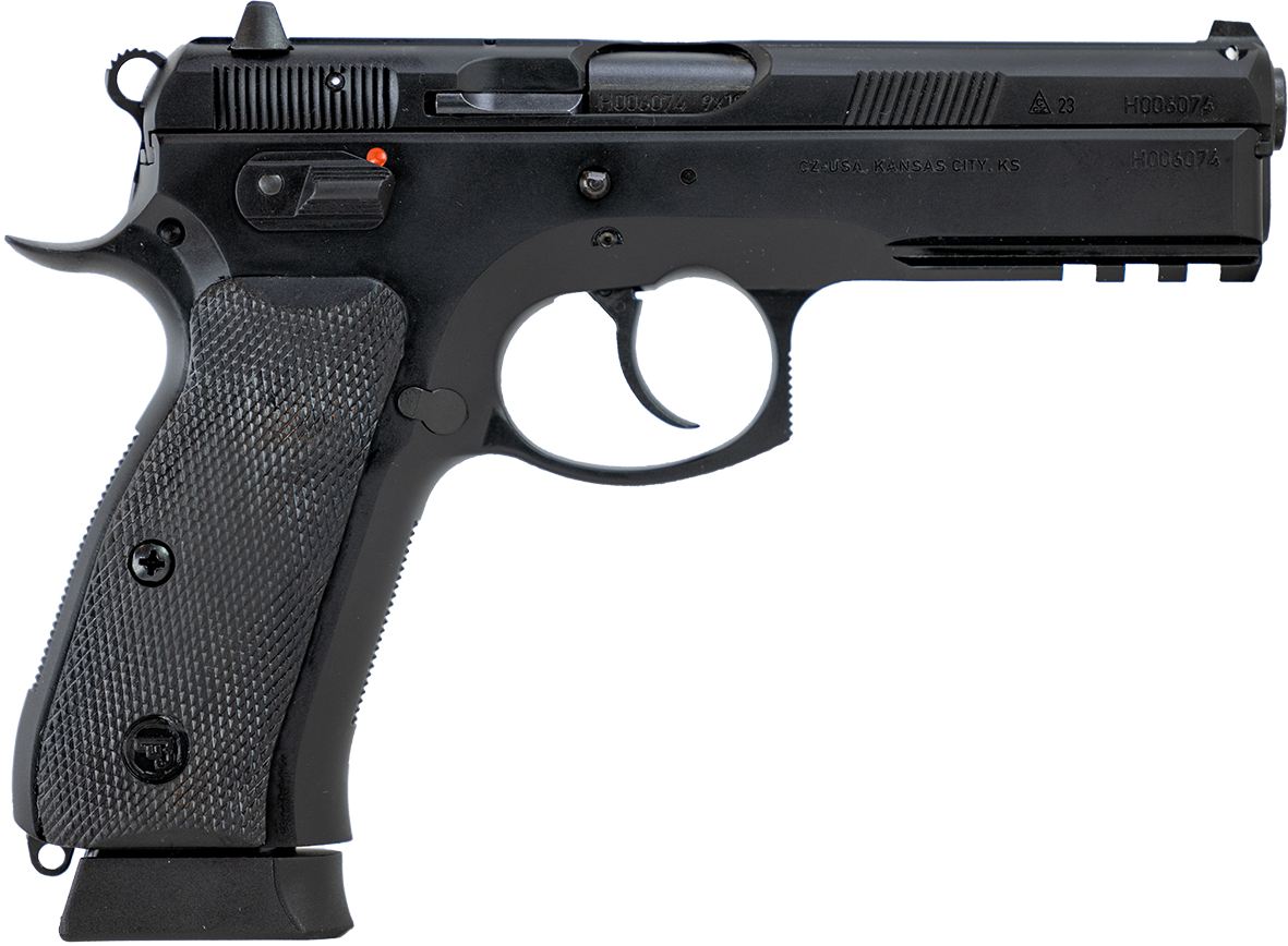 CZ 75 SP01 9mm 4.60 19+1 Black Polycoat Steel