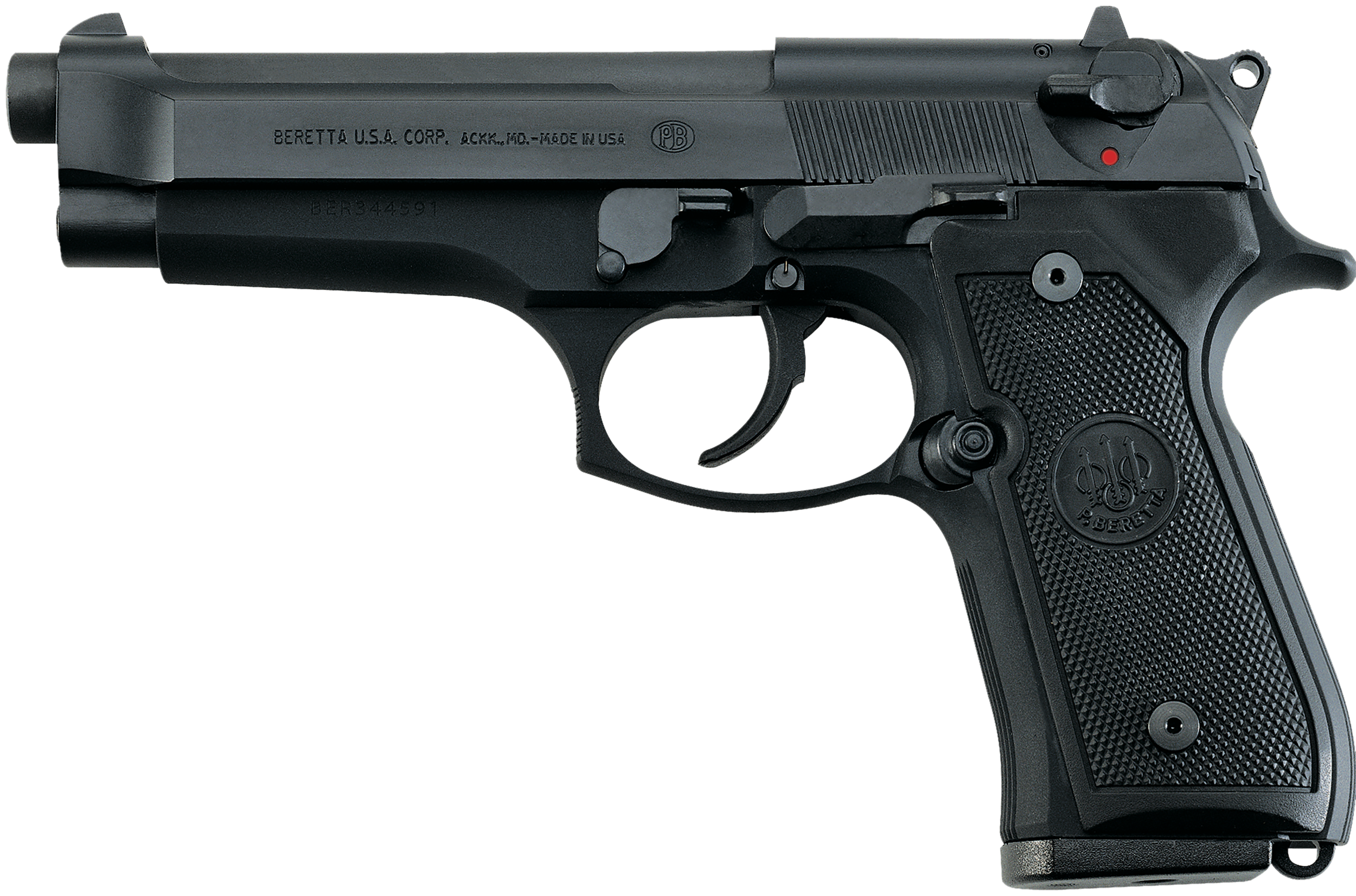 Beretta(R) - J92F300CA - 92FS CA Compliant 9mm Luger 10+1 4.9" Semi-Auto Black Pistol