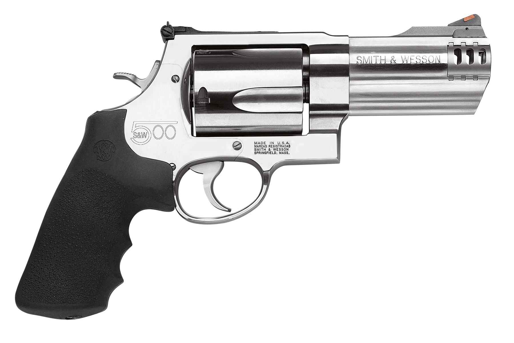 Smith & Wesson 500 Standard 500 S&W 4 5 rd Black/Stainless
