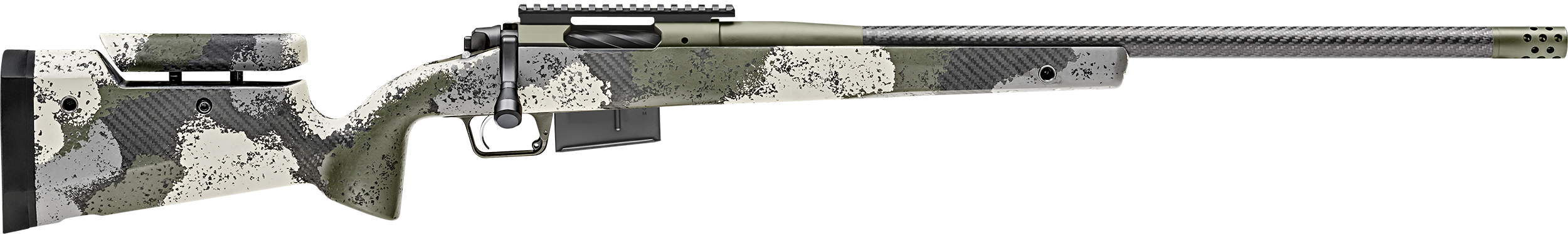 Springfield Armory(R) - BAW92465PRCCFGA - Model 2020 Waypoint 6.5 PRC 3+1 24" Bolt Evergreen Camo Rifle