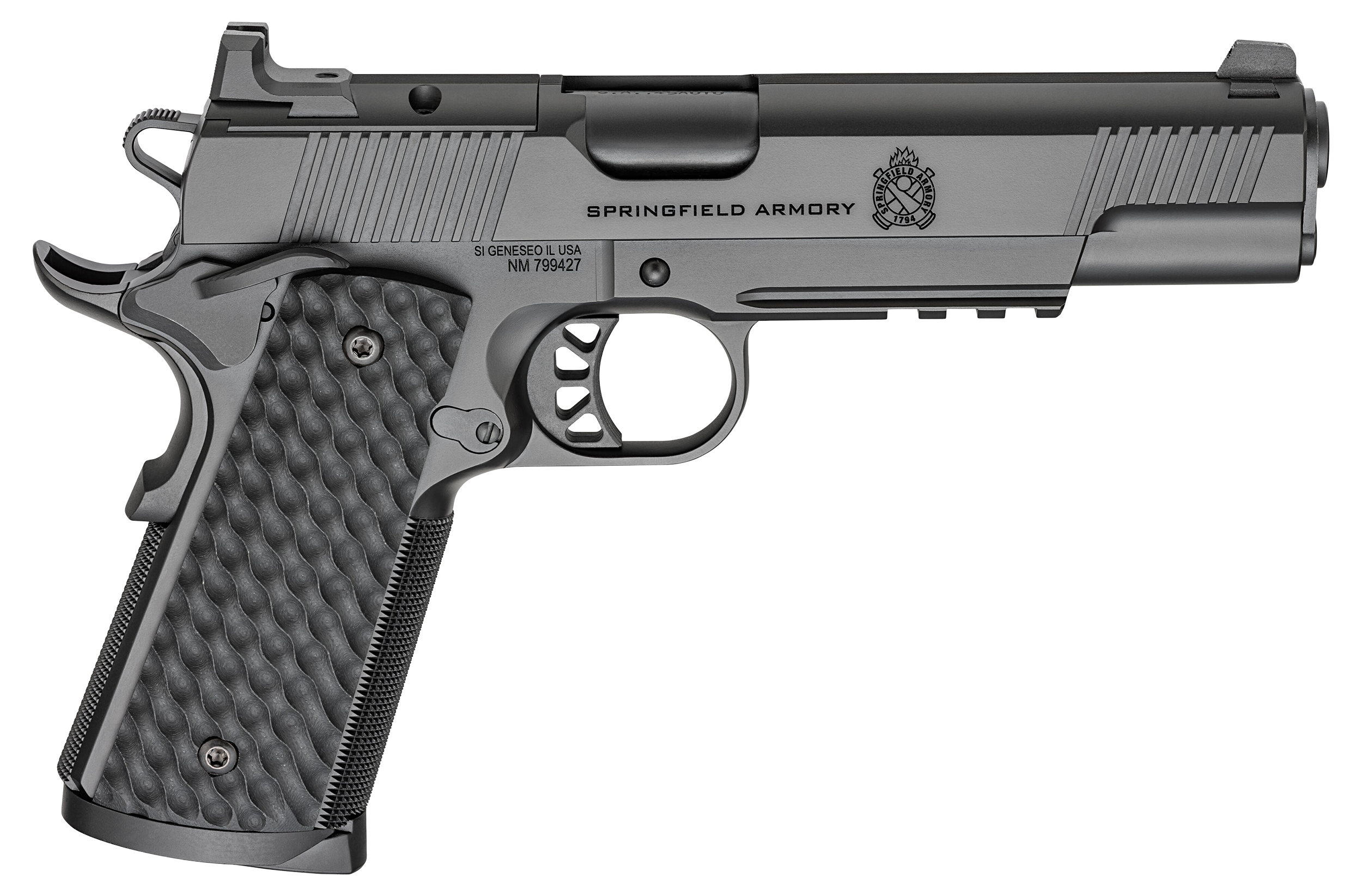 Springfield Armory(R) - PC9125LRAOS - 1911 TRP AOS 45 ACP 8+1 5" Semi-Auto Black Pistol